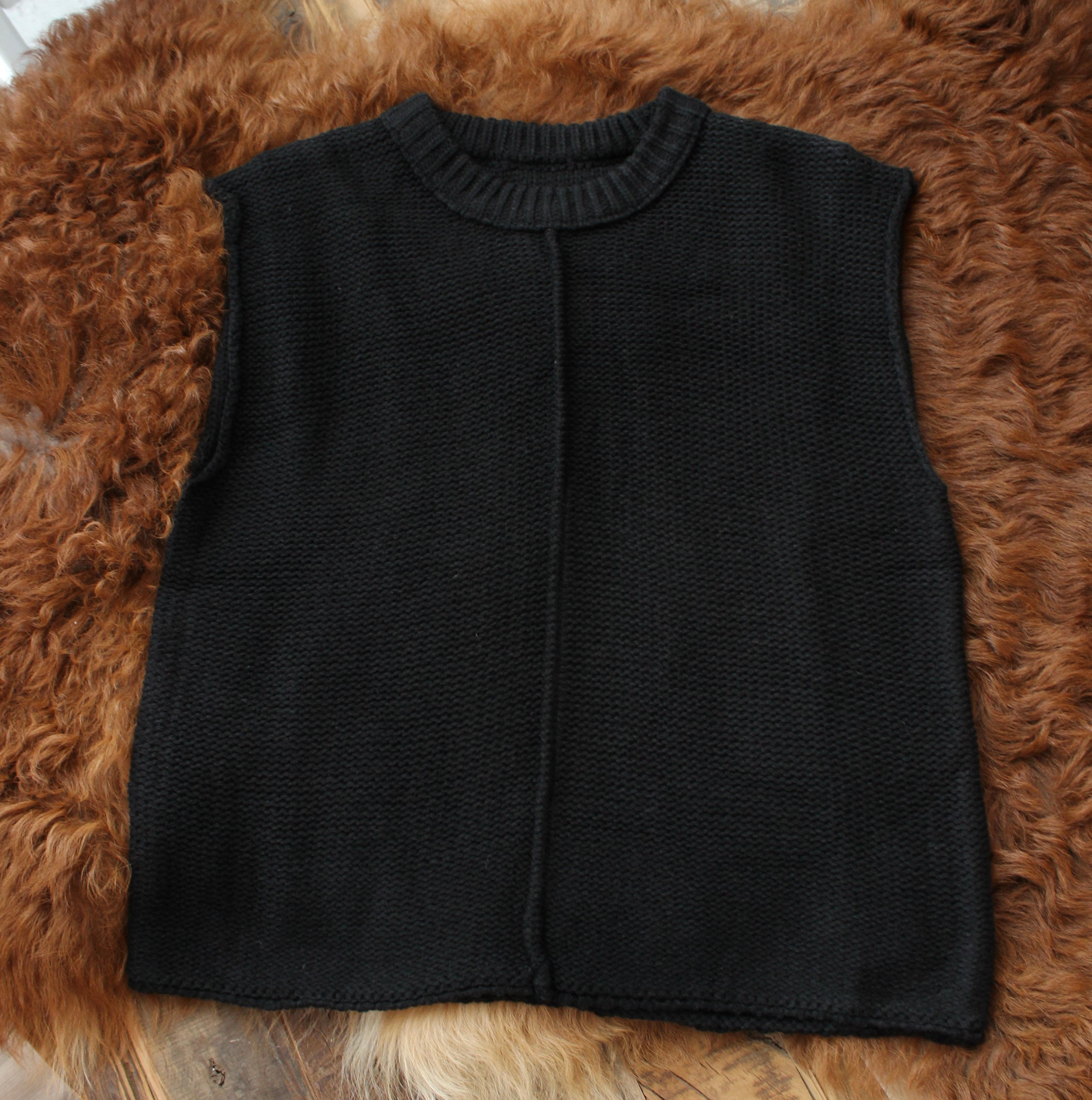 Sleeveless Knit Vest