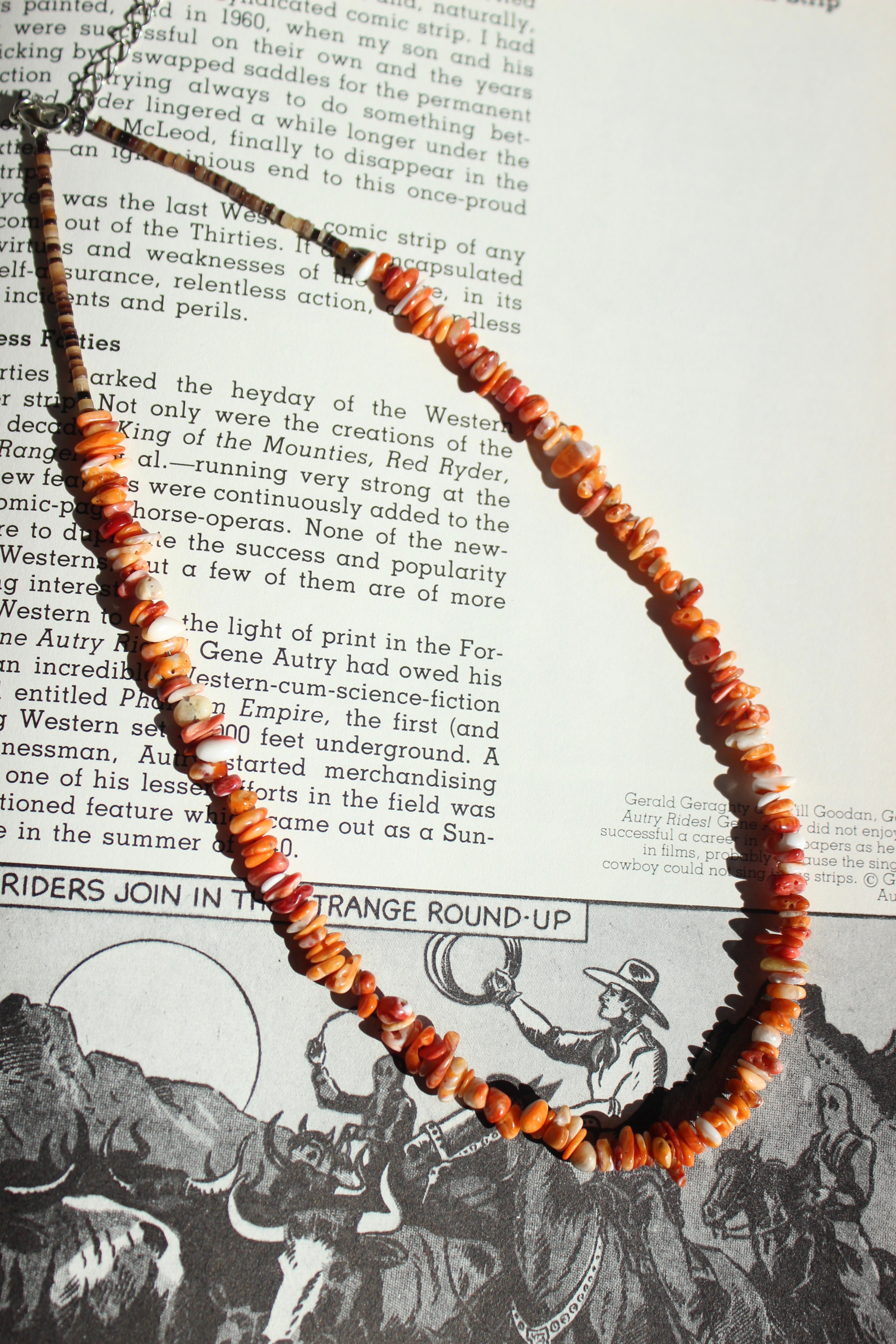 Coral Beaded Necklace