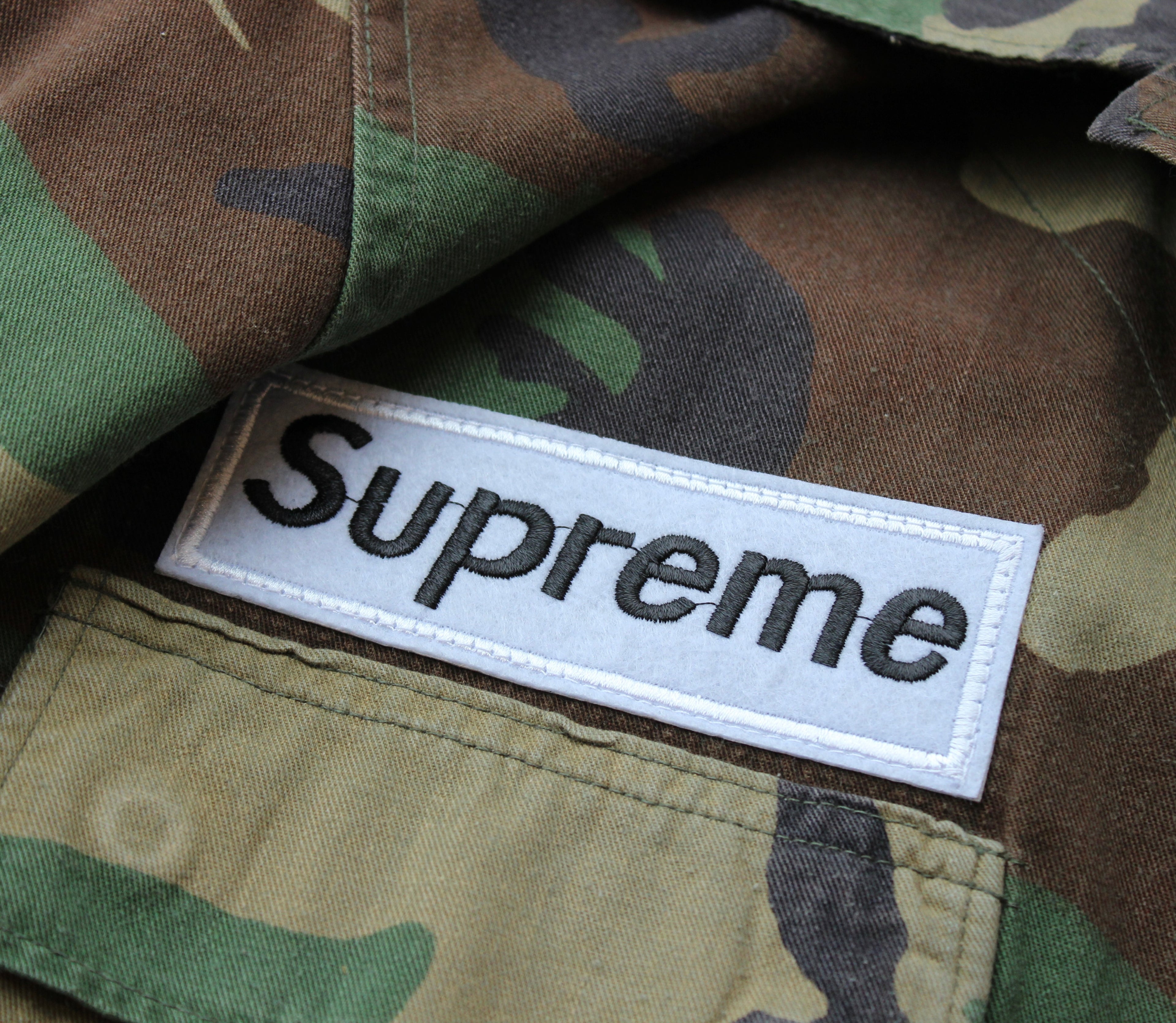 Up-cycled Dior Patch Army Jacket