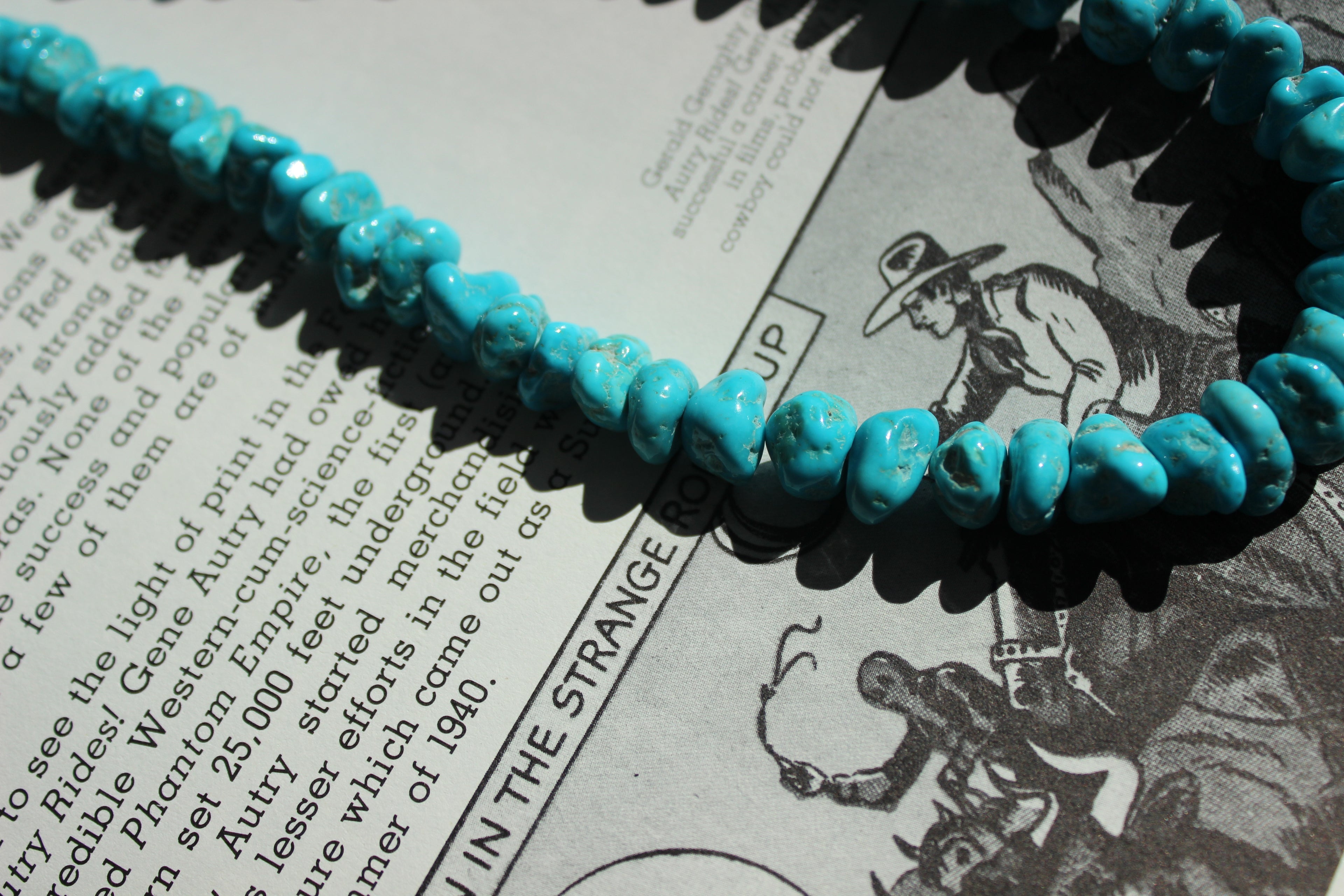 Turquoise Nugget Necklace