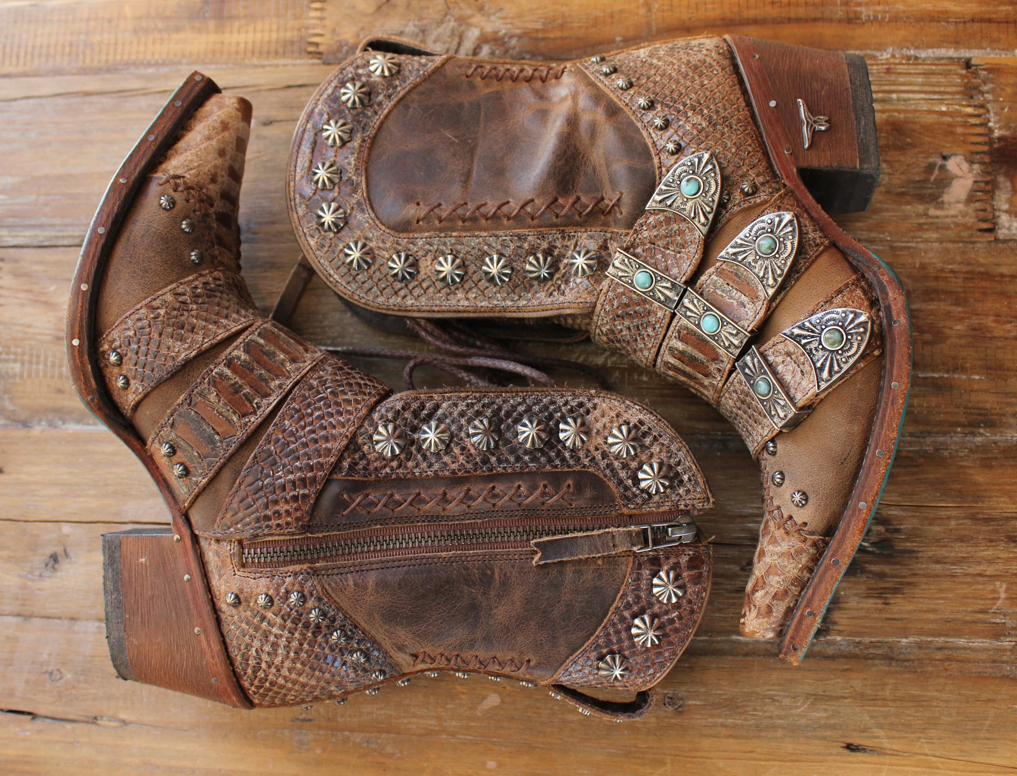 Lane Brown Belly Booties