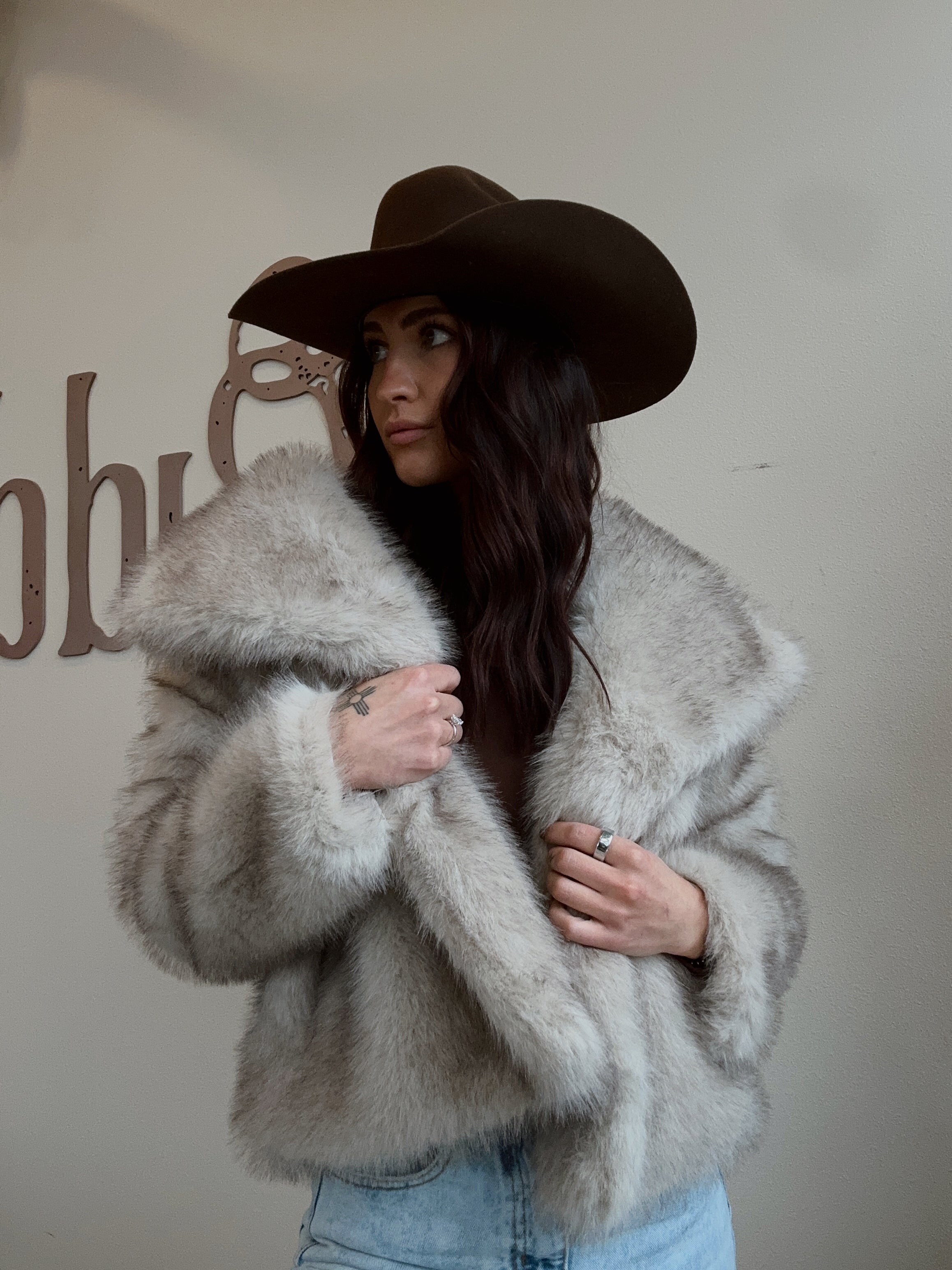 Faux Fur Coat