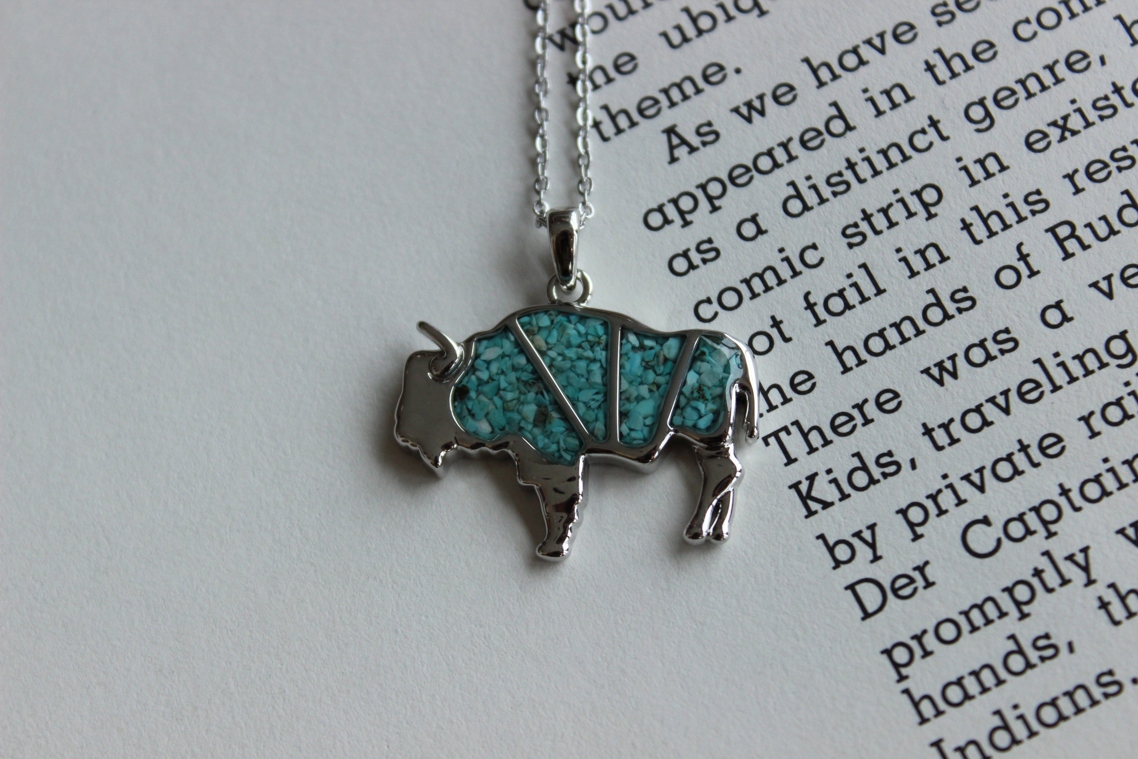 Roaming Buffalo Pendant