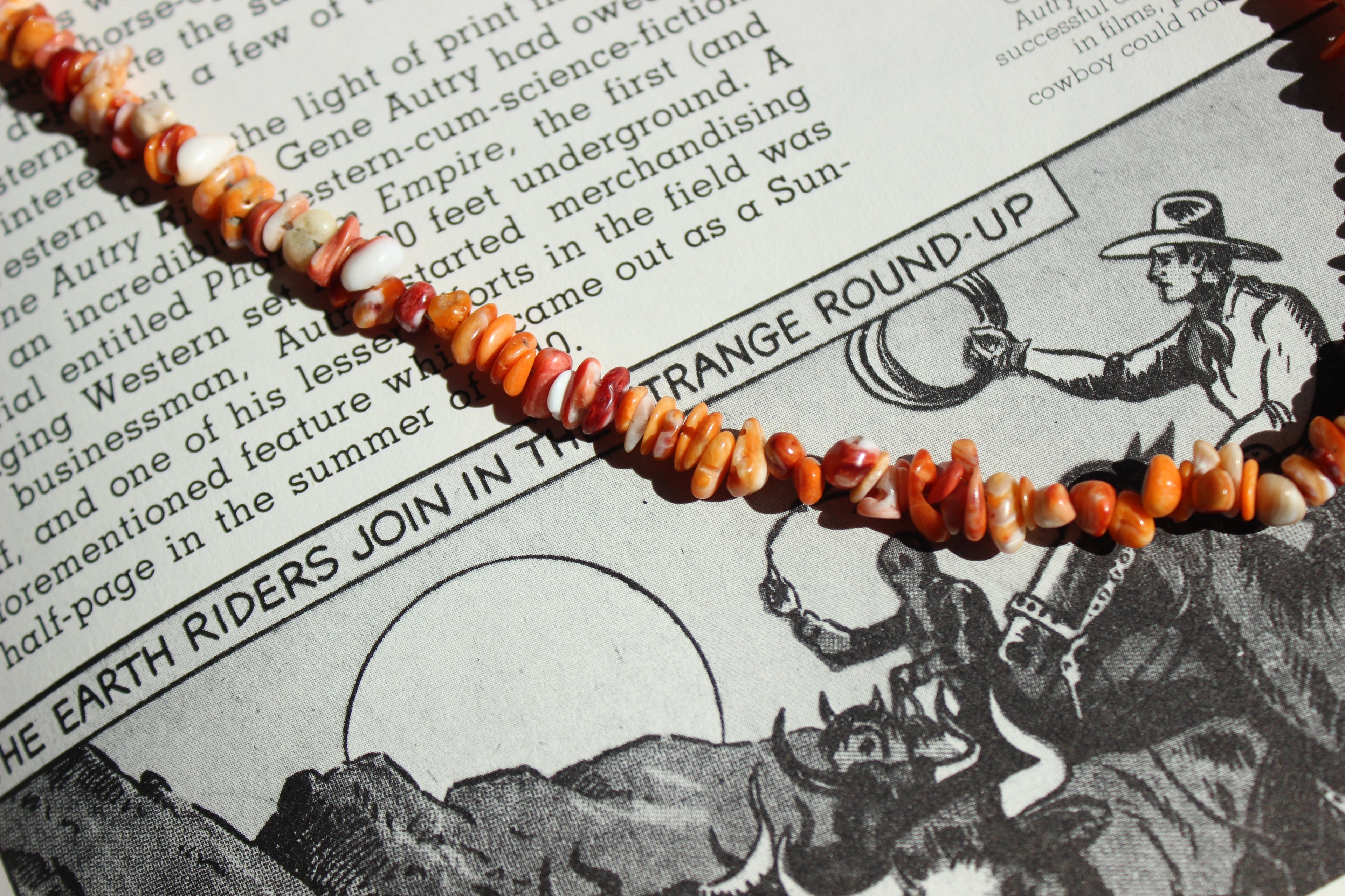 Coral Beaded Necklace