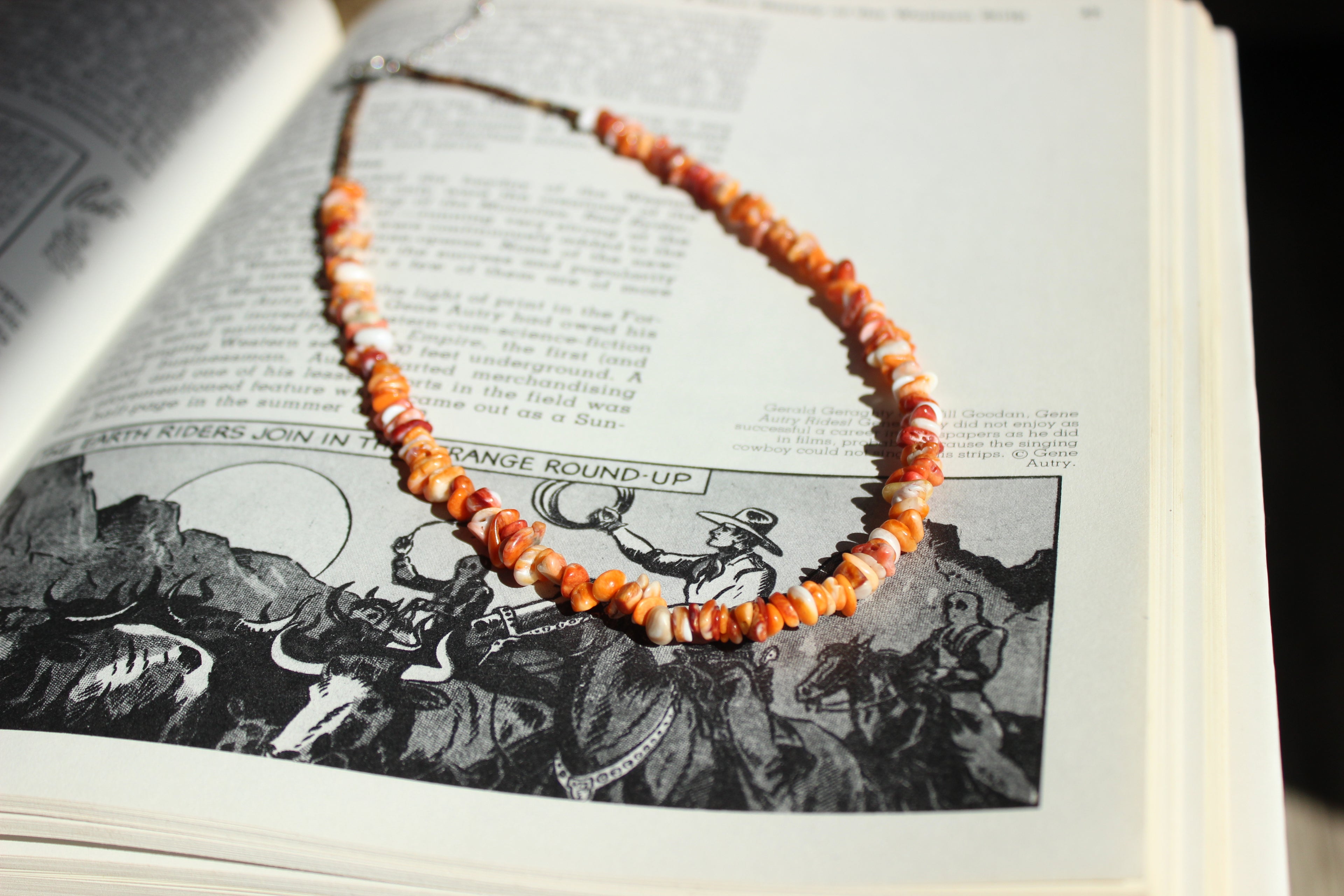 Coral Beaded Necklace