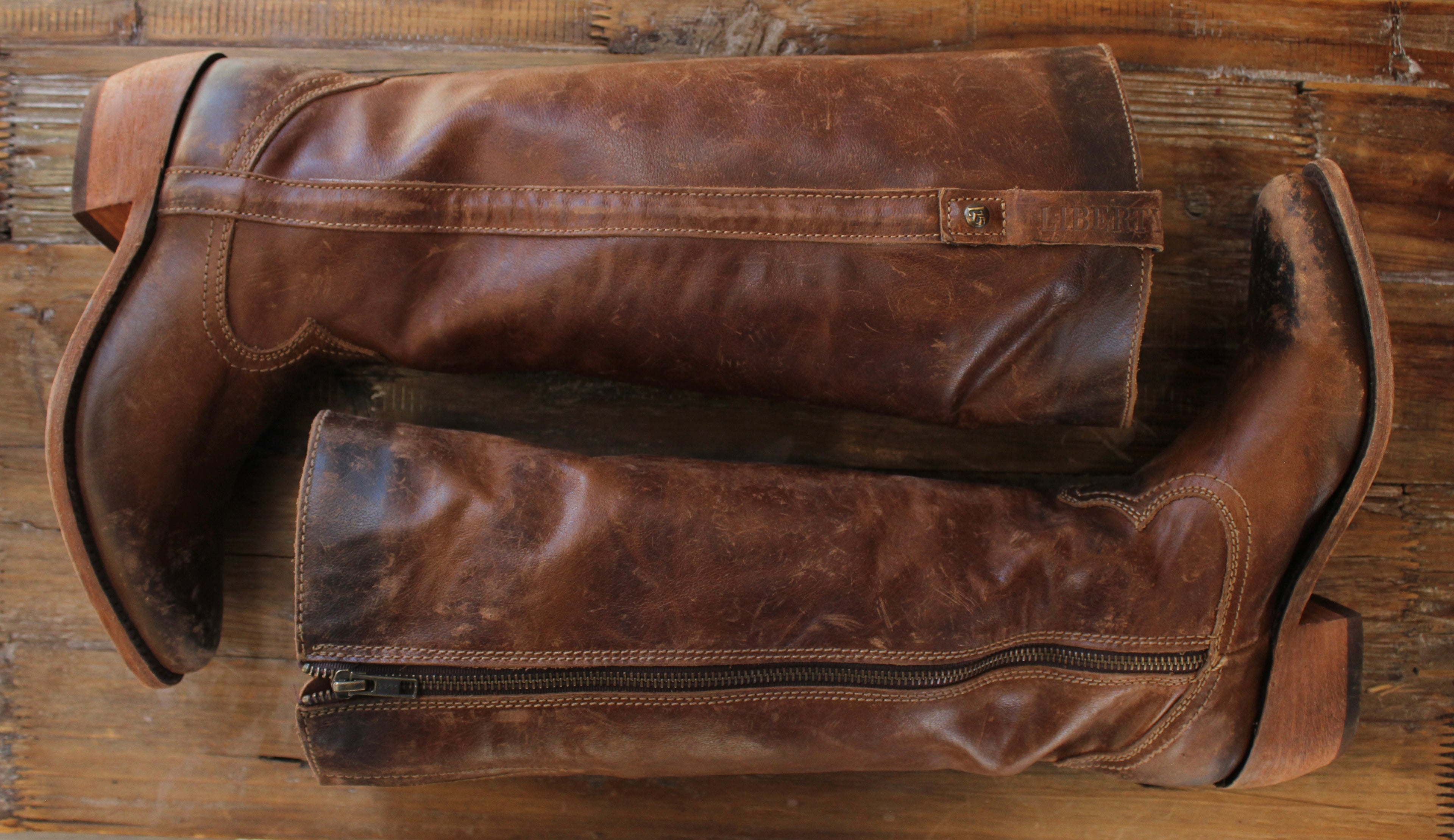 Black Liberty Mossil Tan Boots