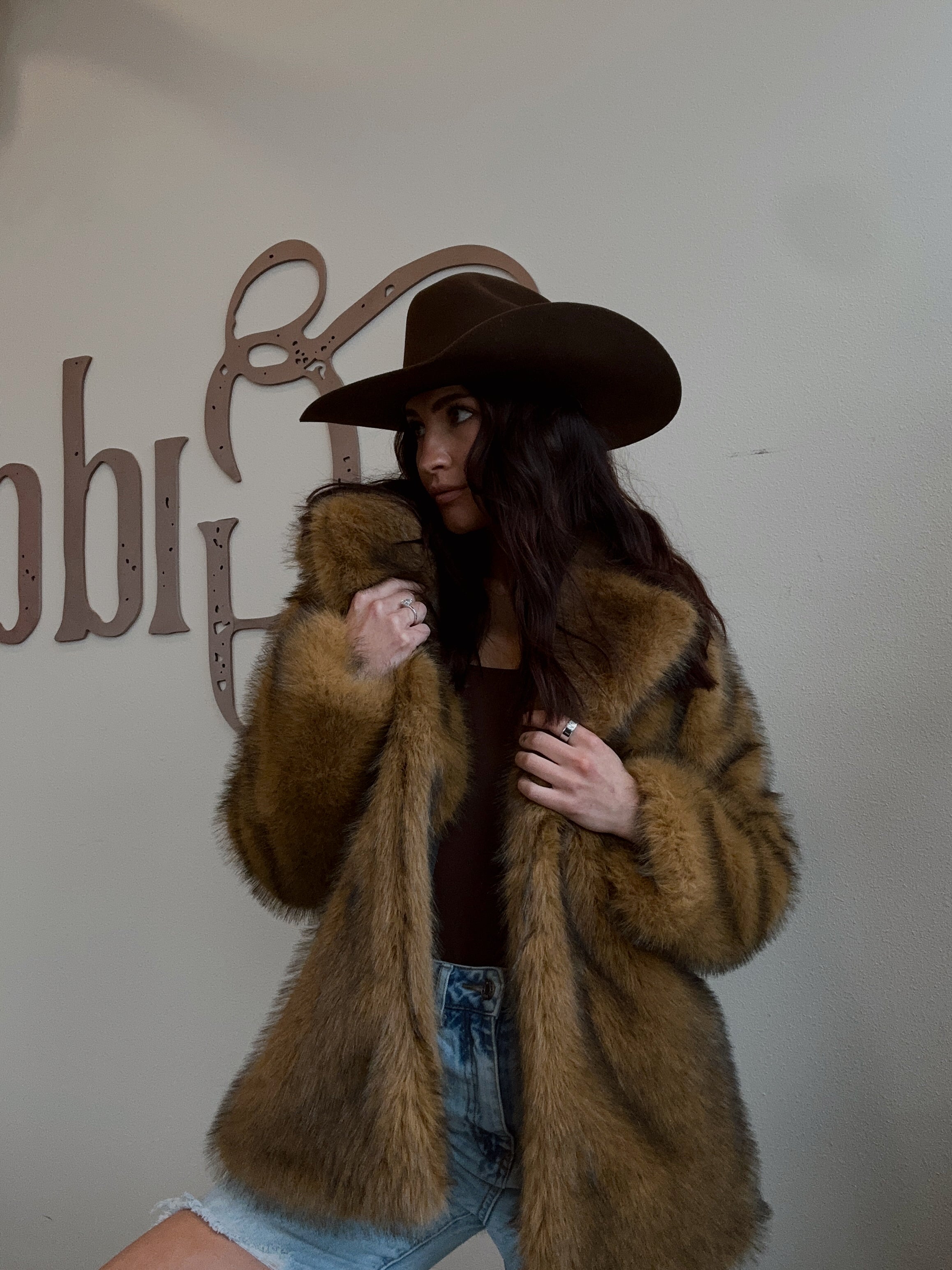 Faux Fur Coat