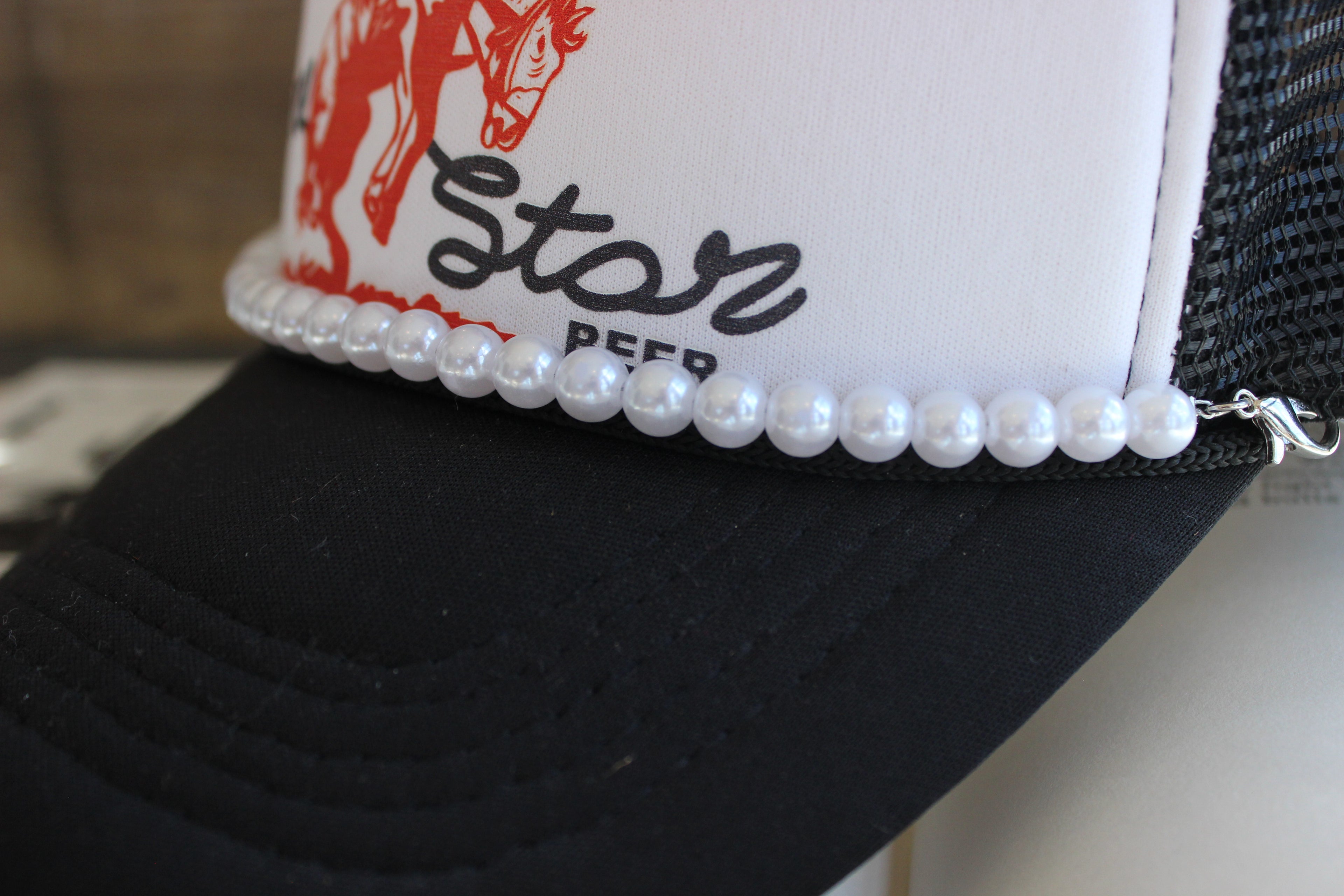 Pearl Trucker Hat Band