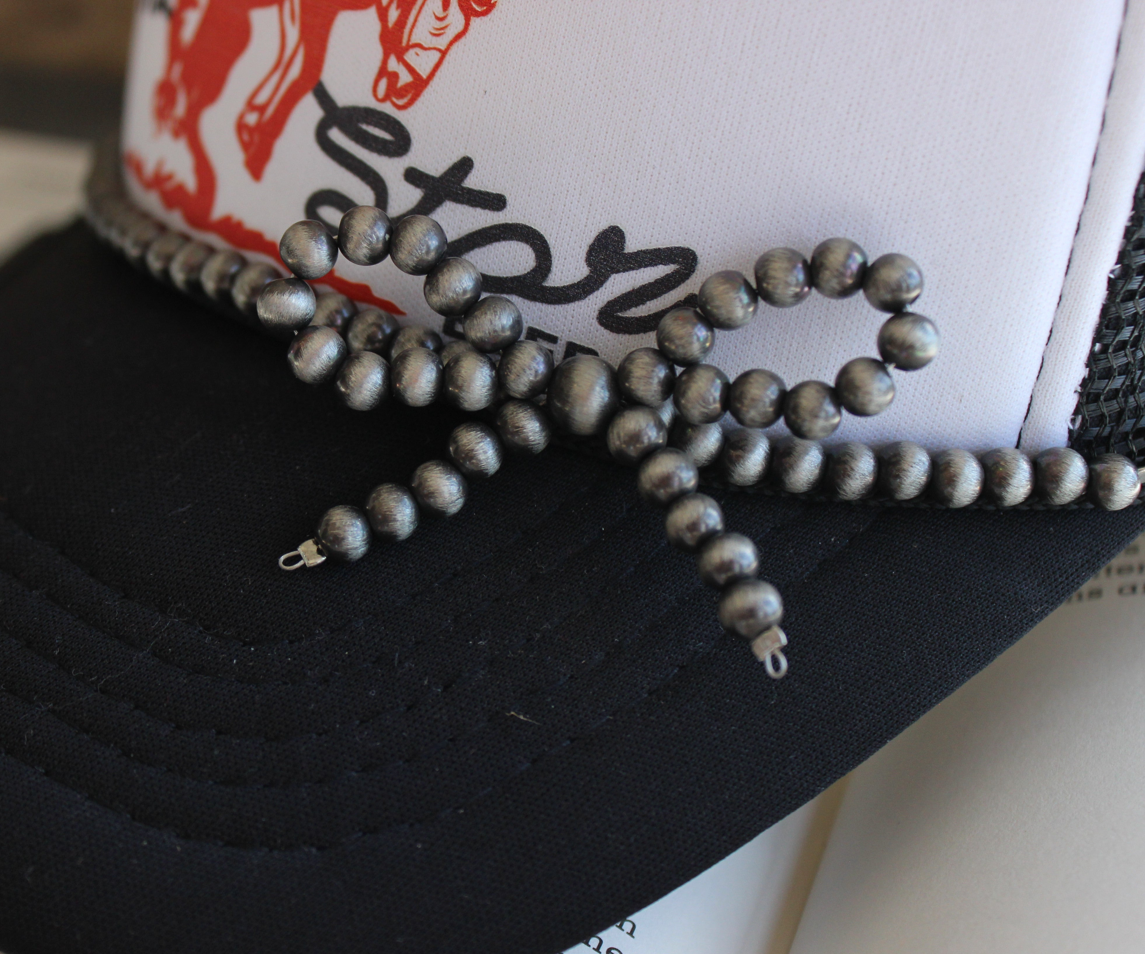 Navajo Pearl Bow Trucker Hat Band