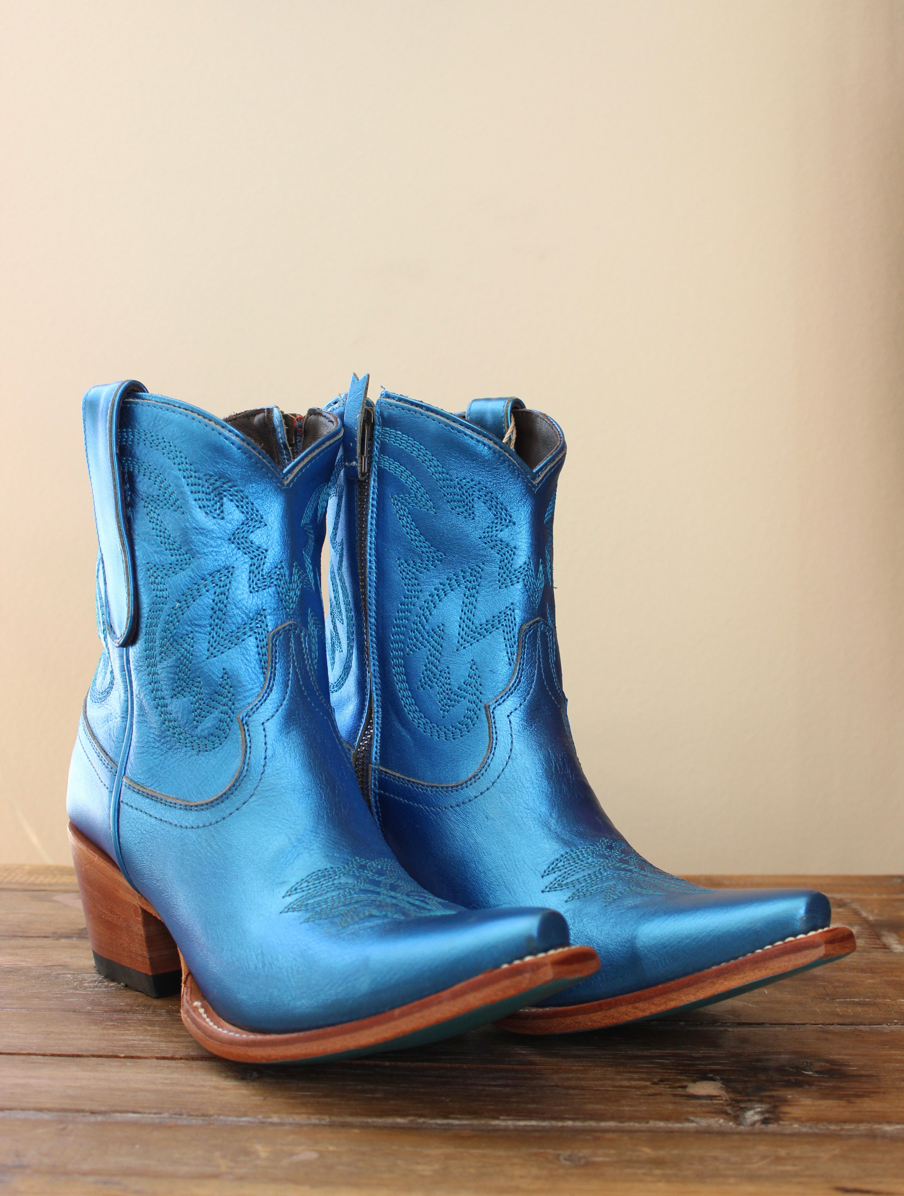Lane Smokeshow Bootie -Metallic Cobalt