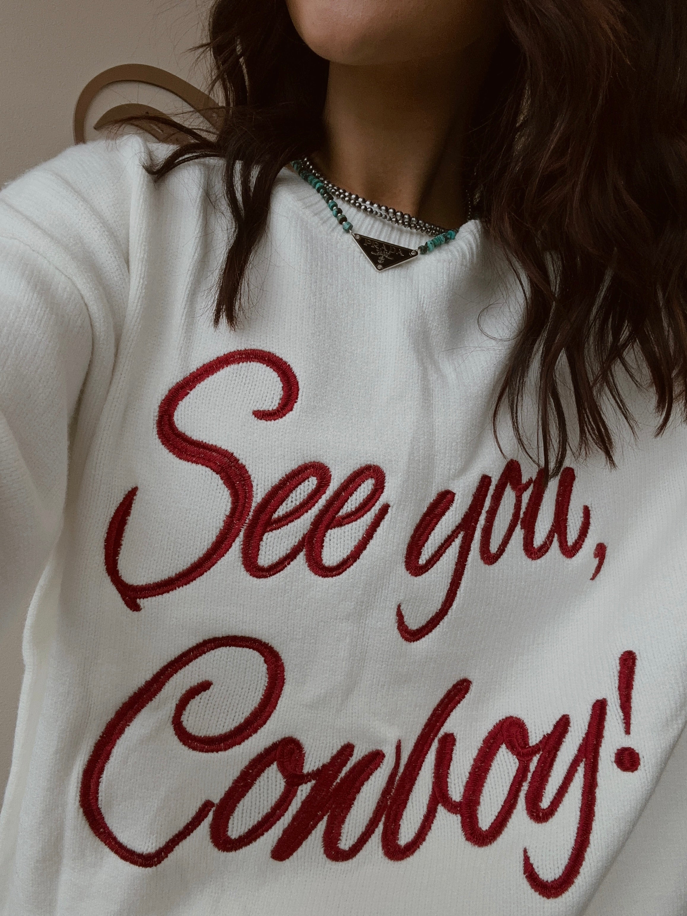 See You Cowboy Sweater