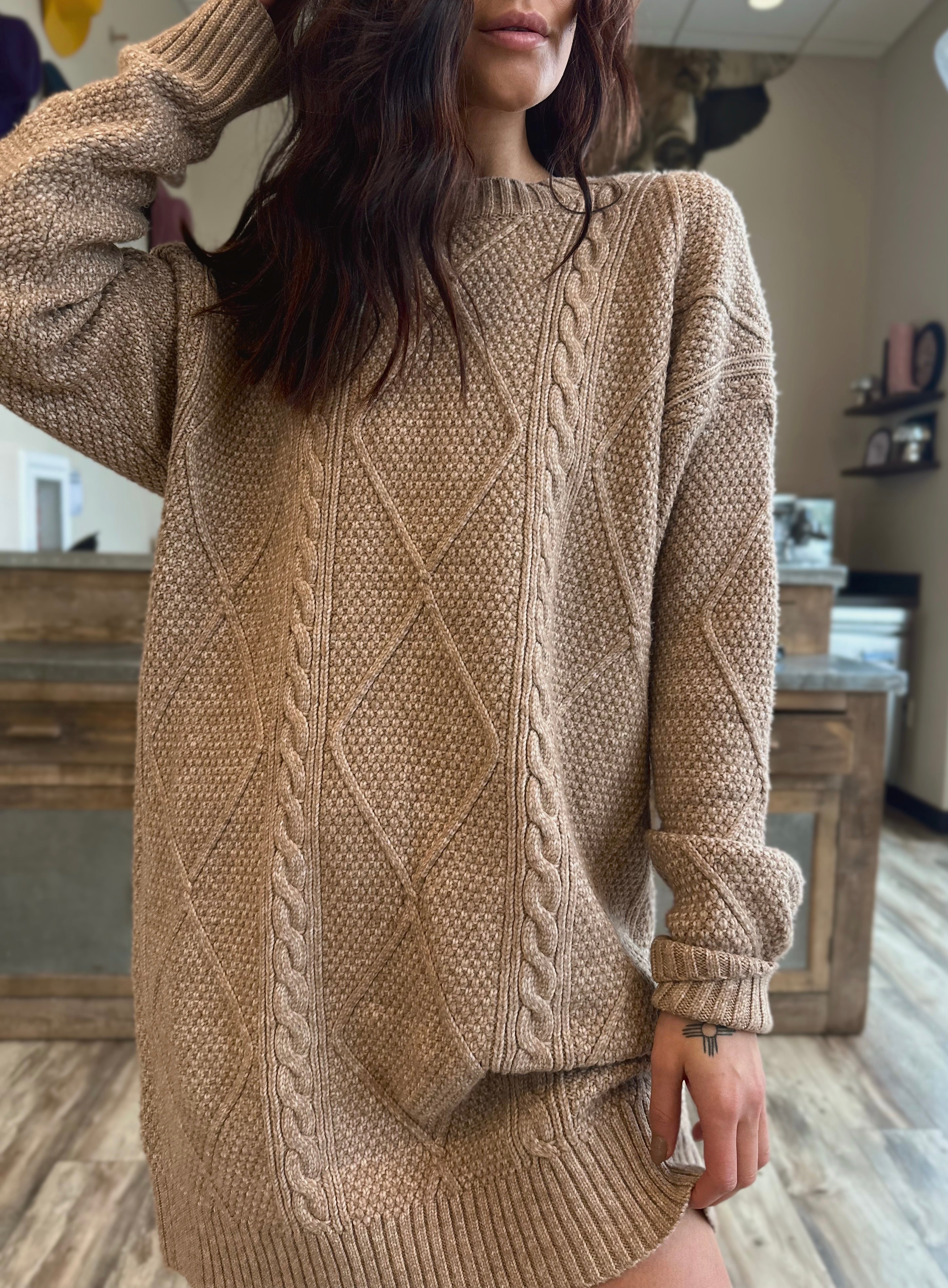Knit Sweater Dress