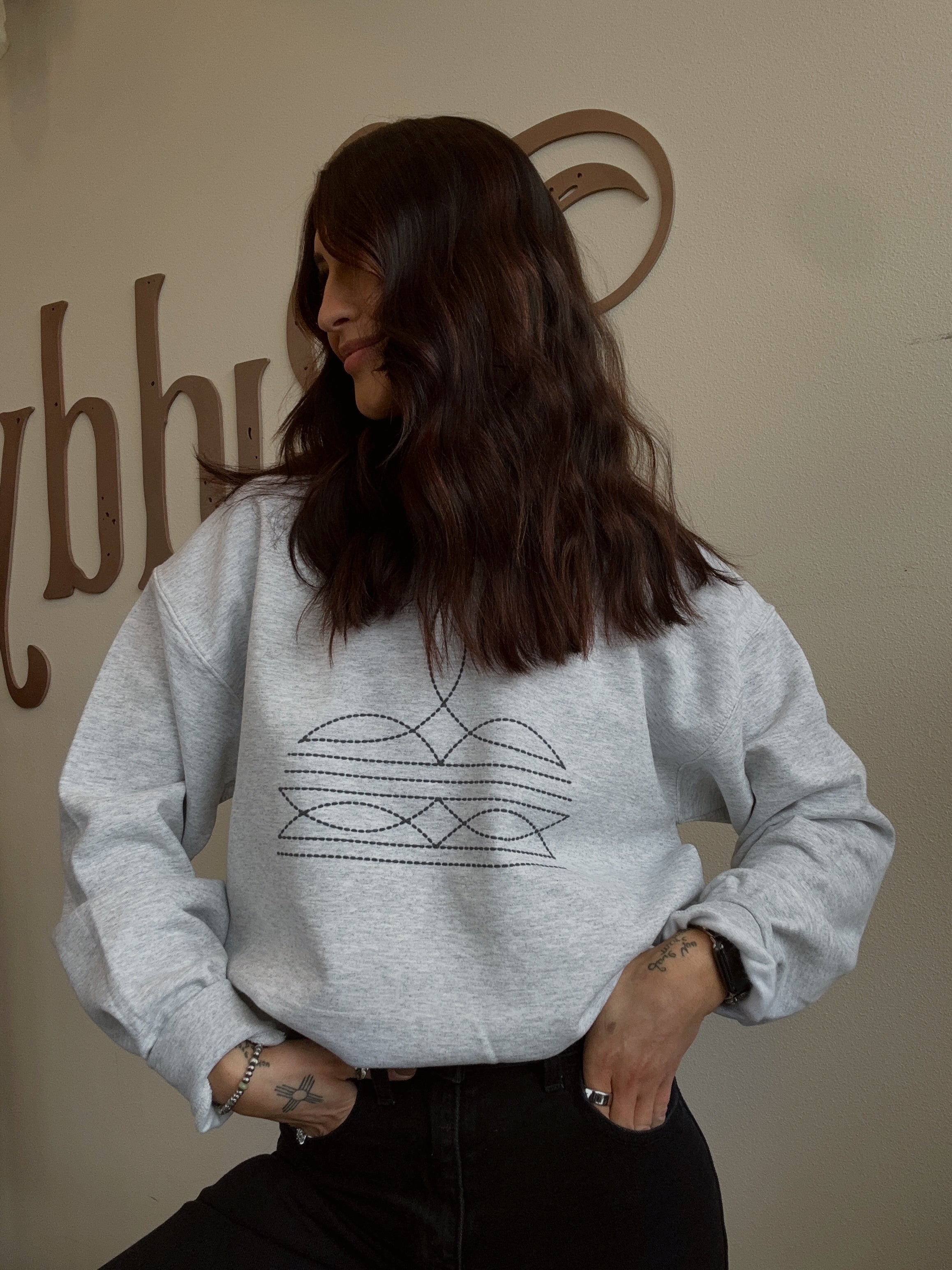 Boot Stitch Crewneck