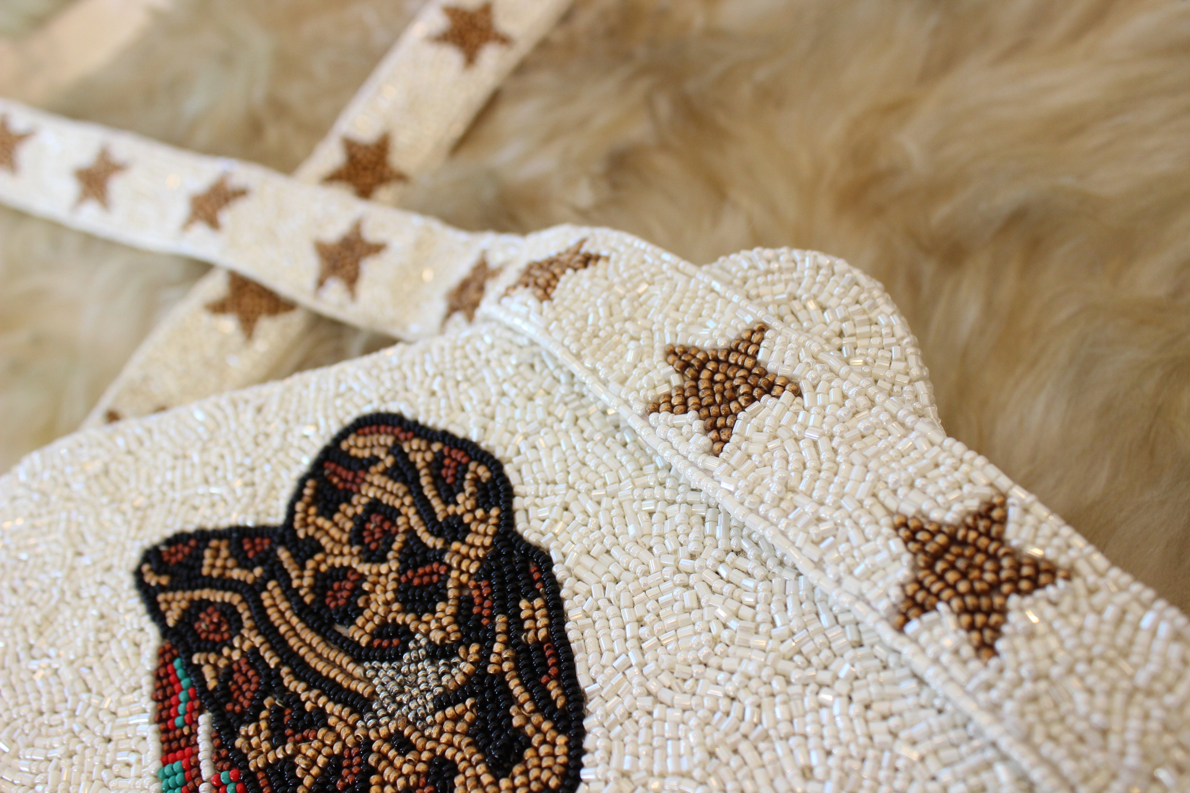 Beaded Boot Crossbody
