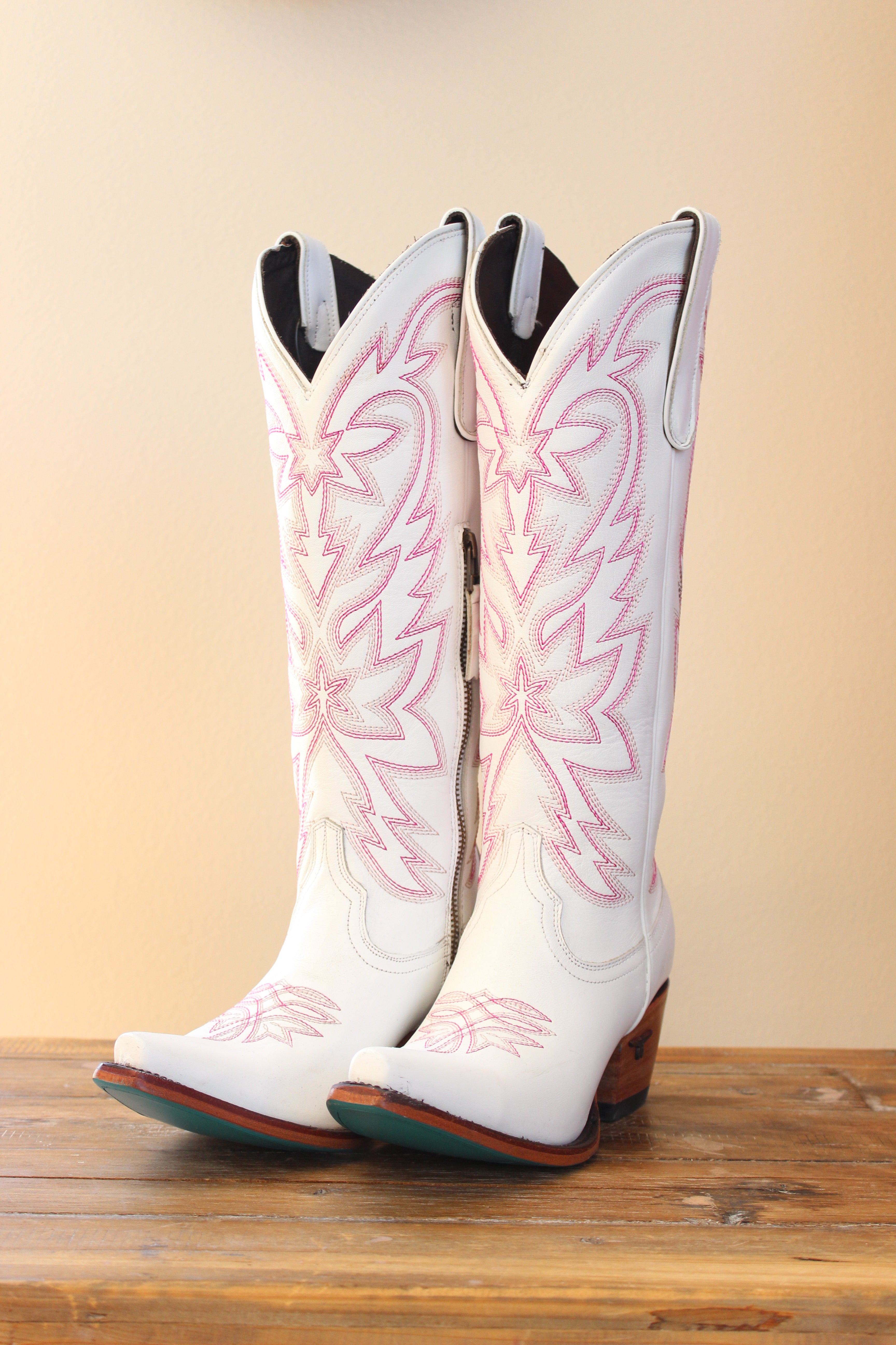 Lane Smokeshow Boot -Pnk+Wht