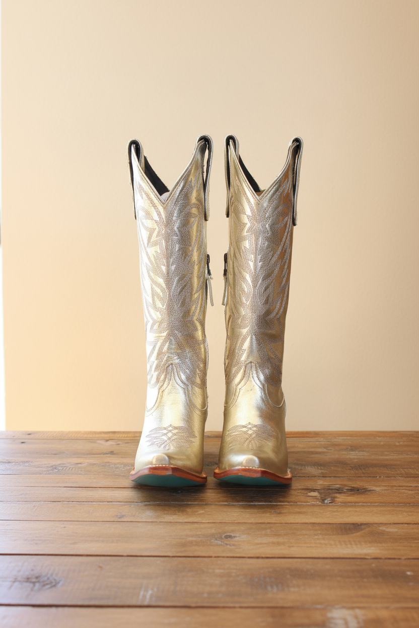Lane Smokeshow Boot -Champagne Metallic