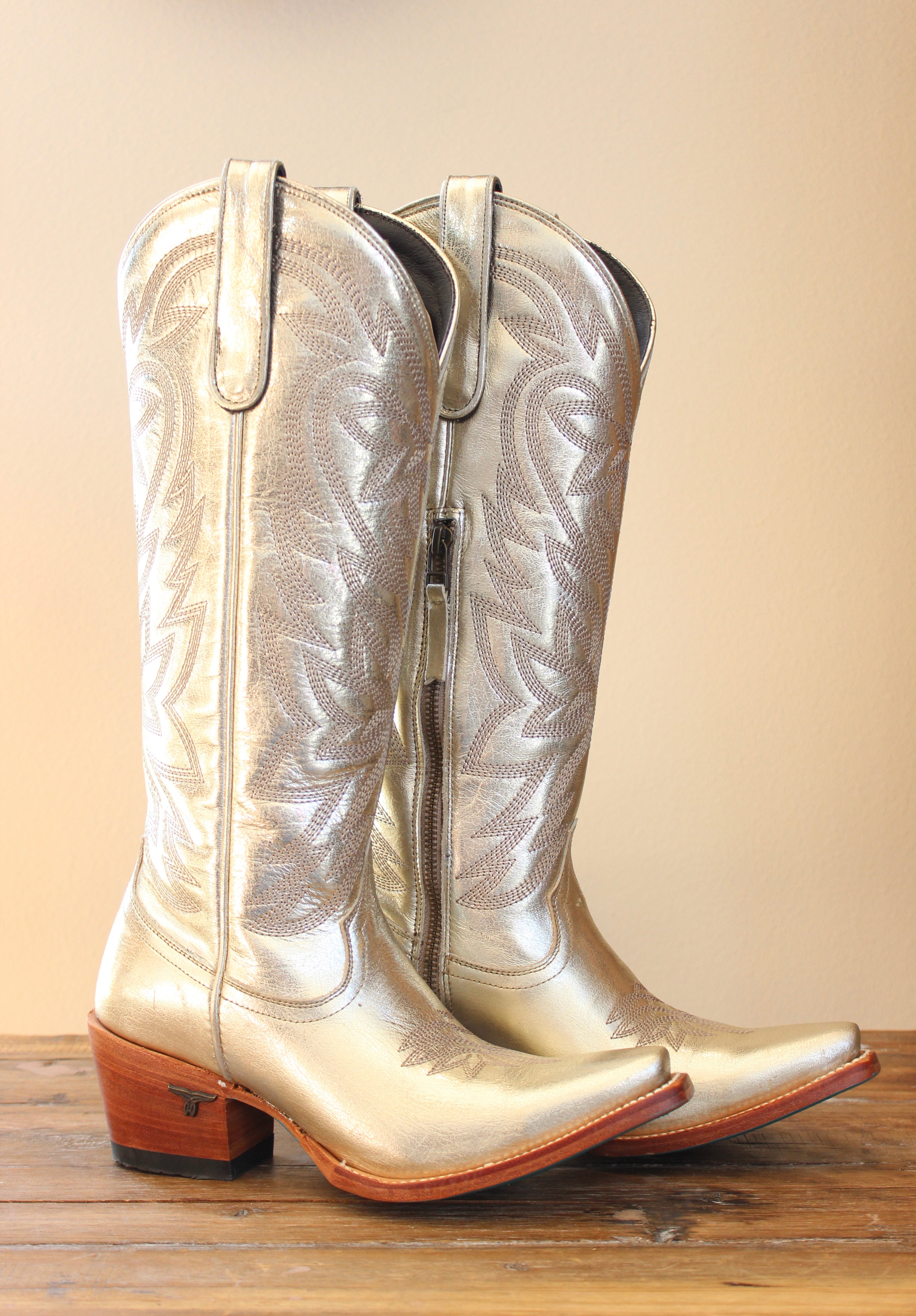 Lane Smokeshow Boot -Champagne Metallic