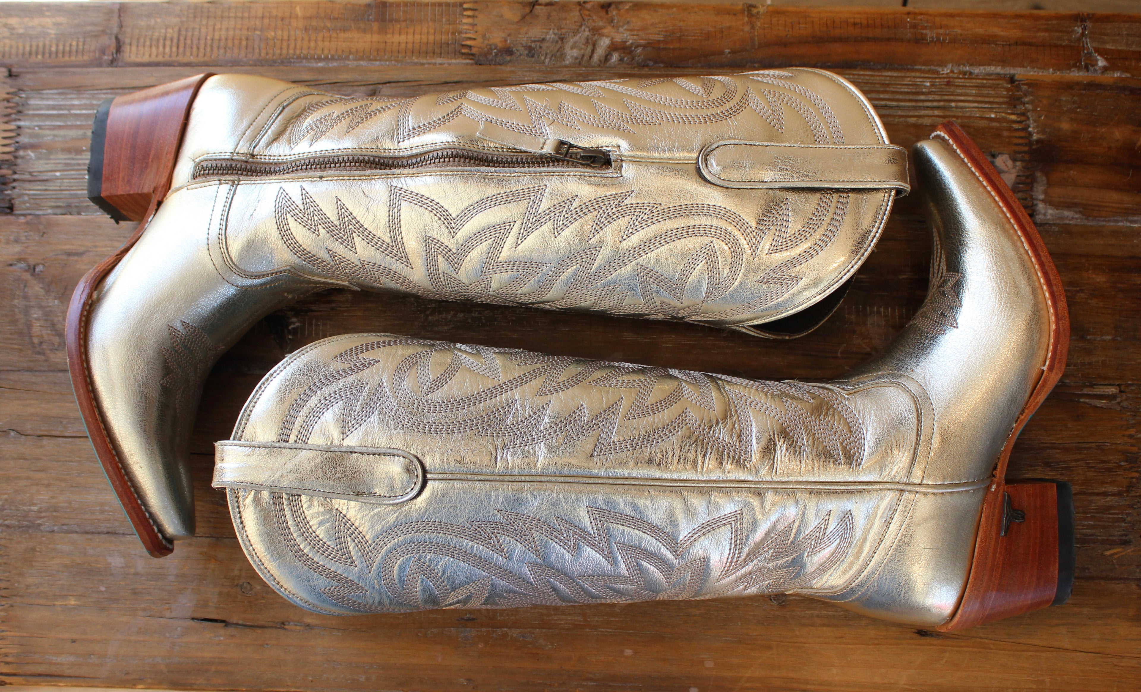 Lane Smokeshow Boot -Champagne Metallic