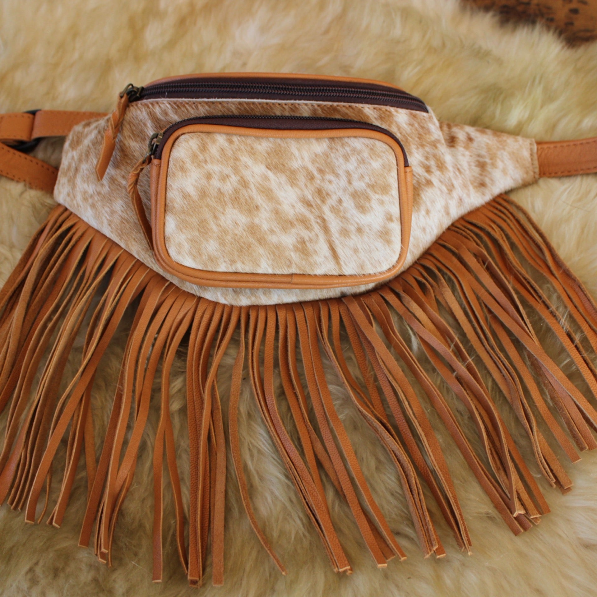 Cowhide Fanny Pack