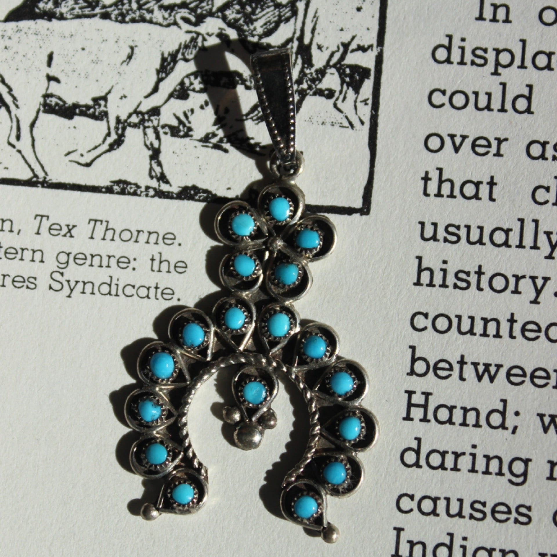 Turquoise Naja Pendant