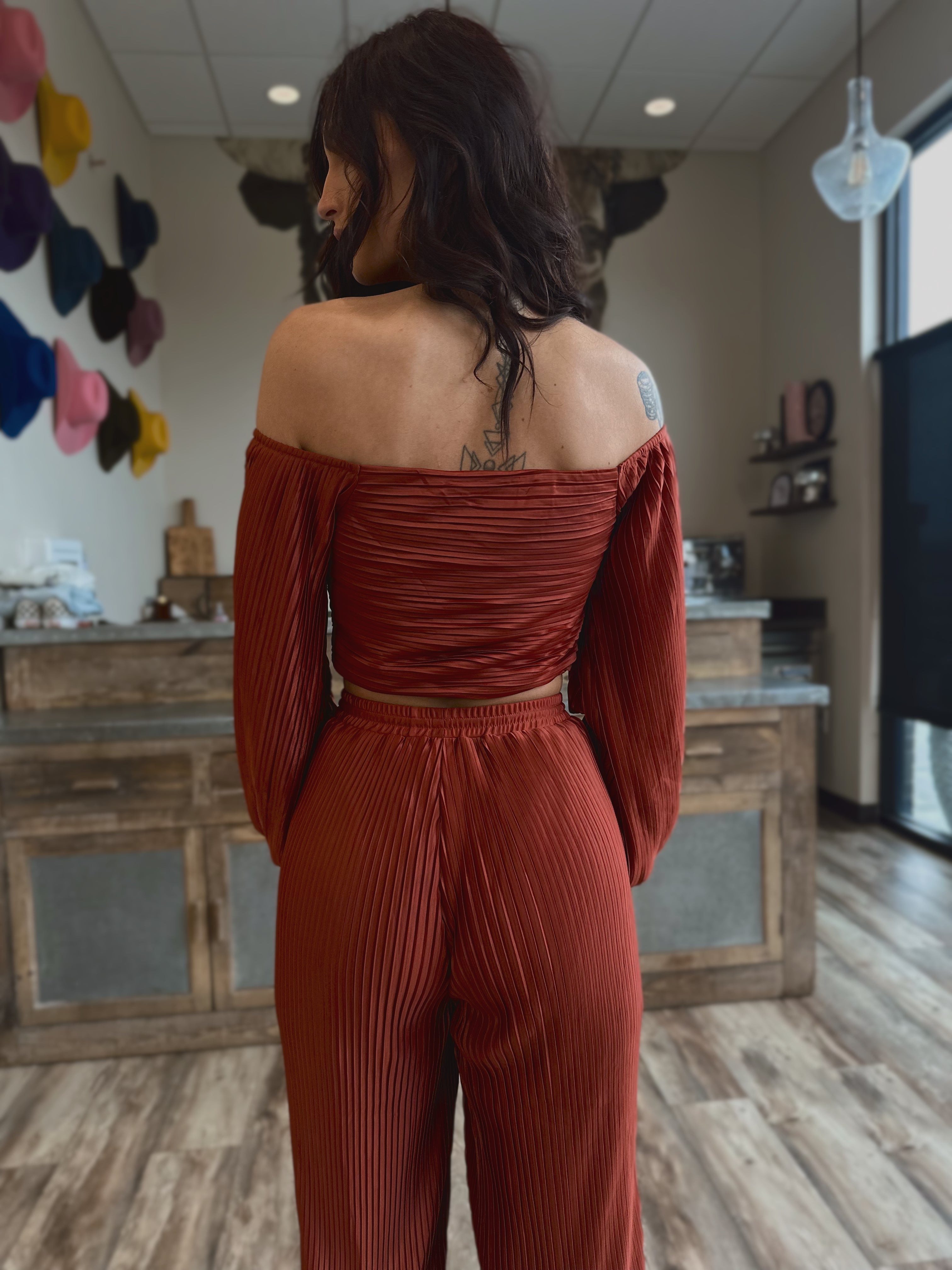 Rust Two Piece Set