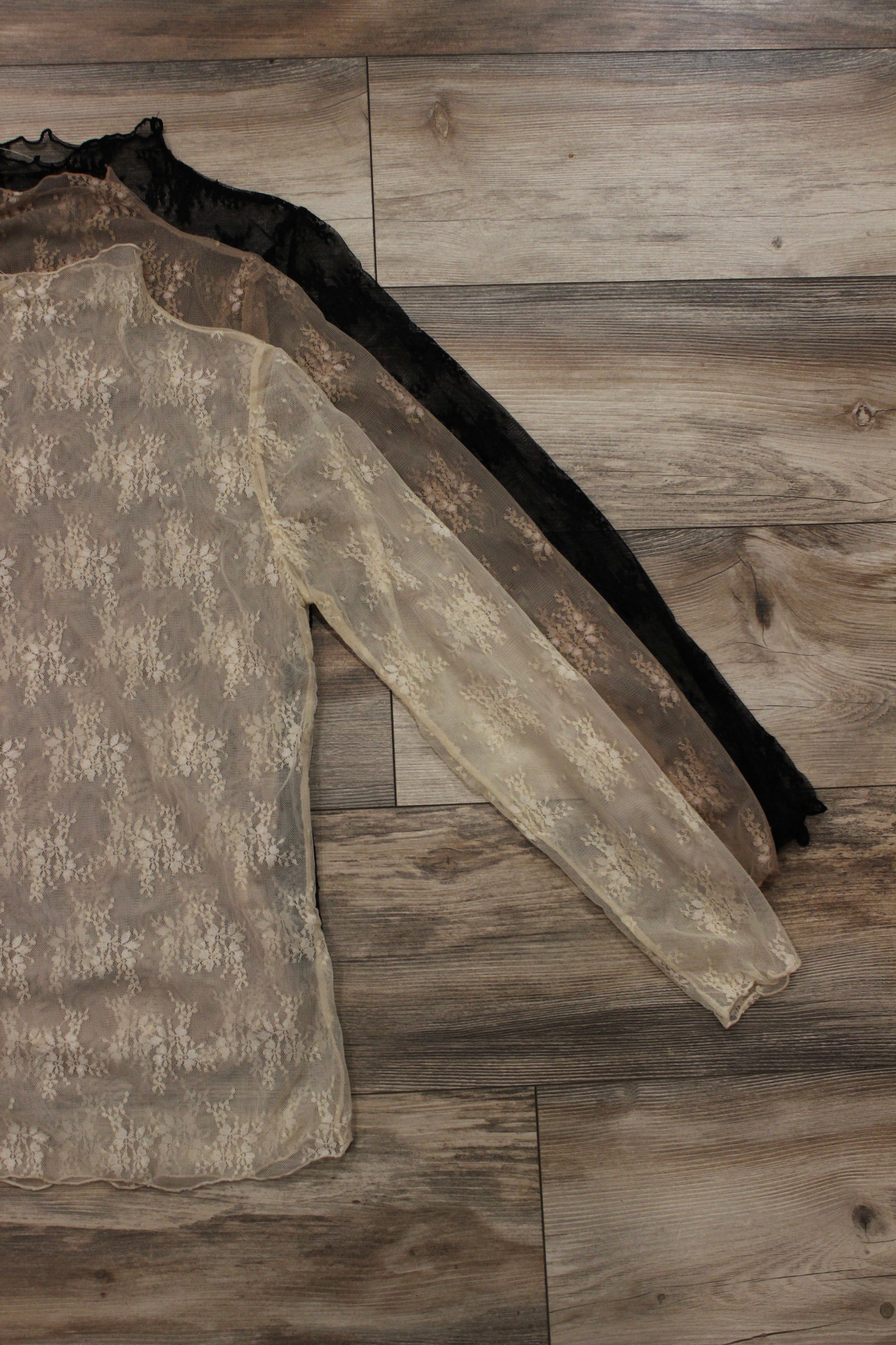 Lace Mesh Layering Top