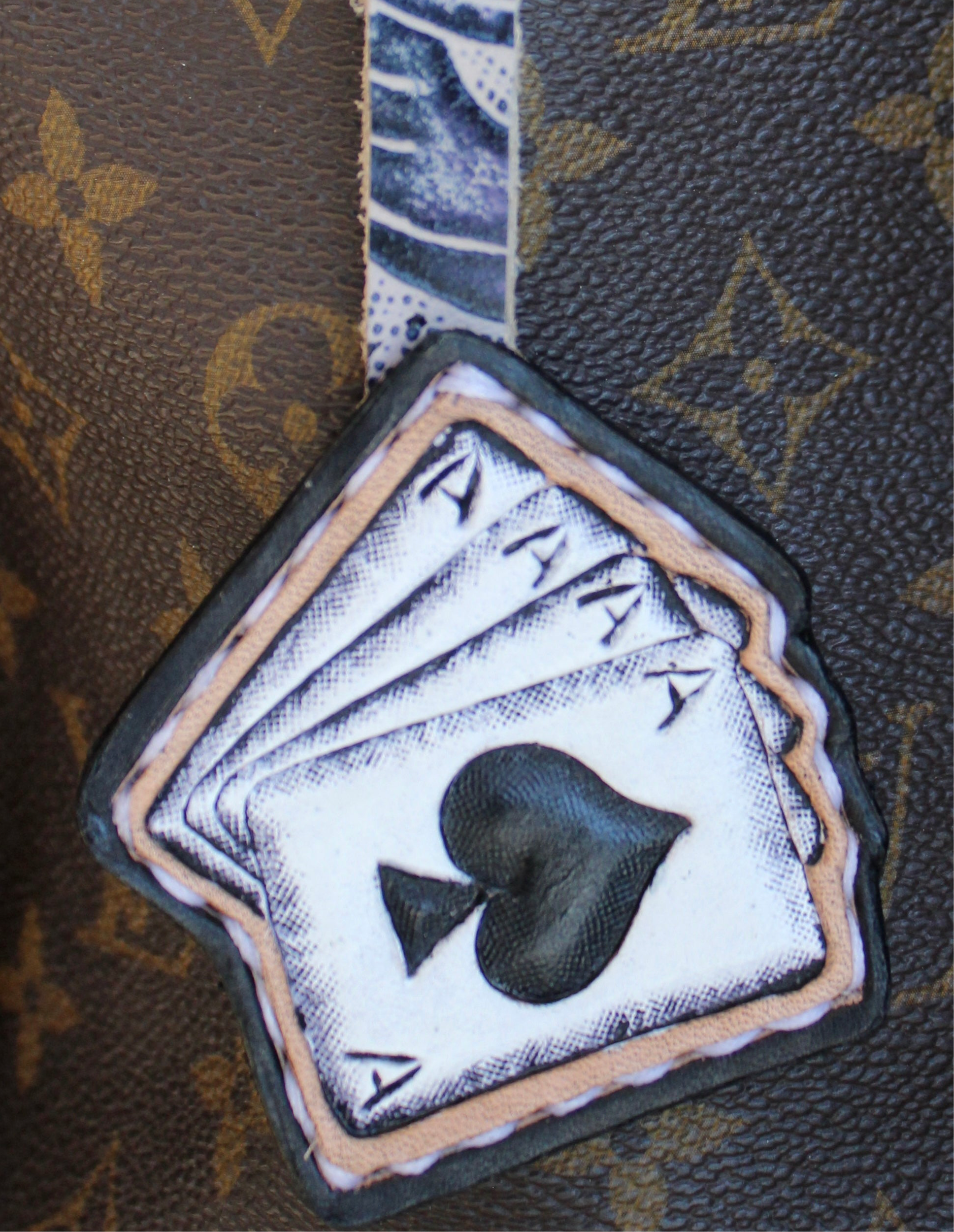 Leather Purse Charm Ace