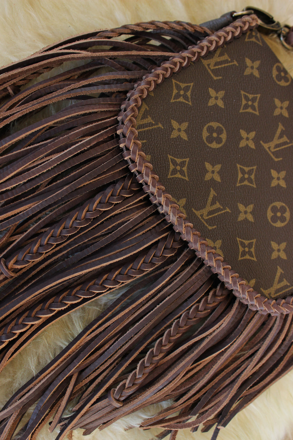 LV Fringed Crossbody