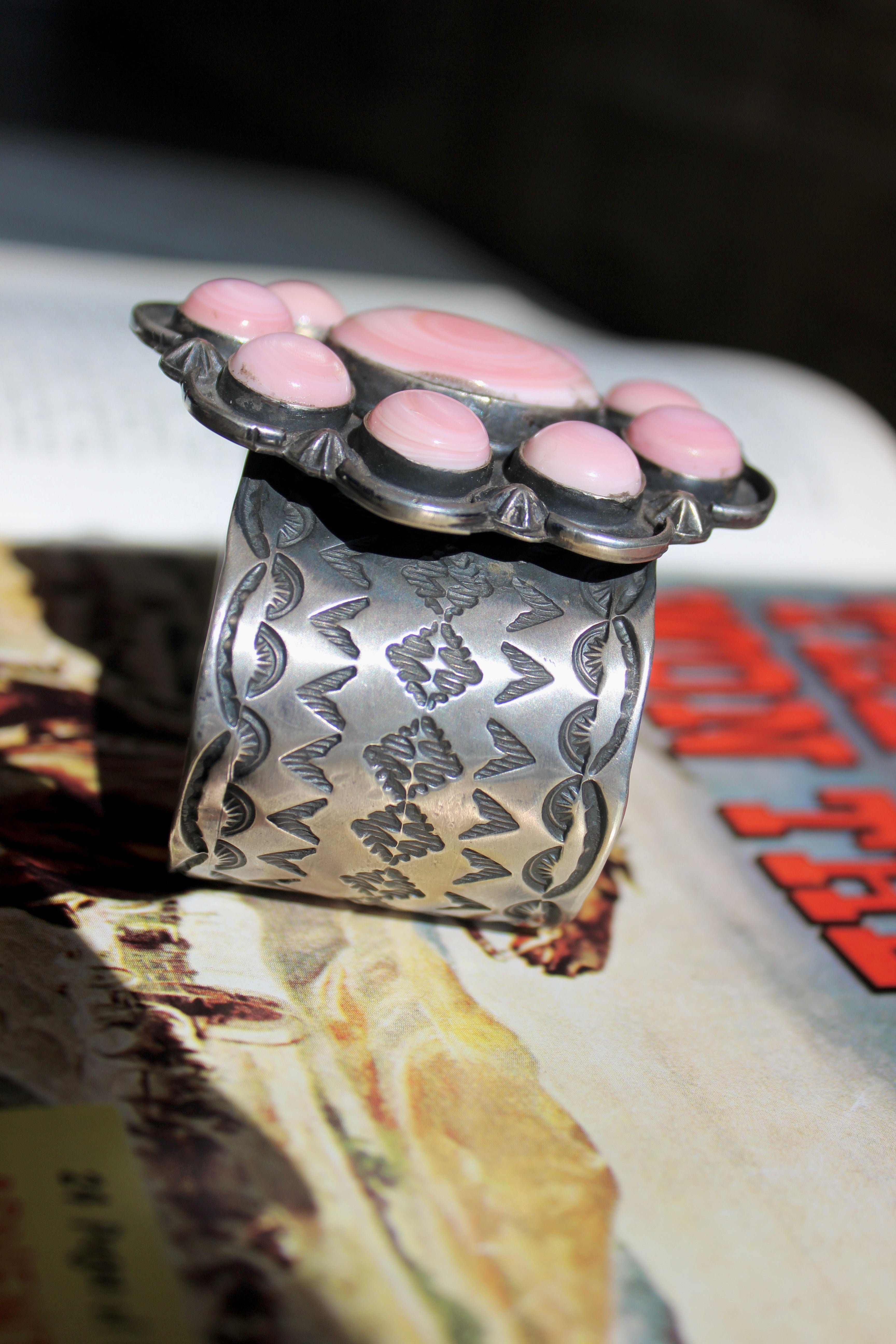 Pink Conch Cuff