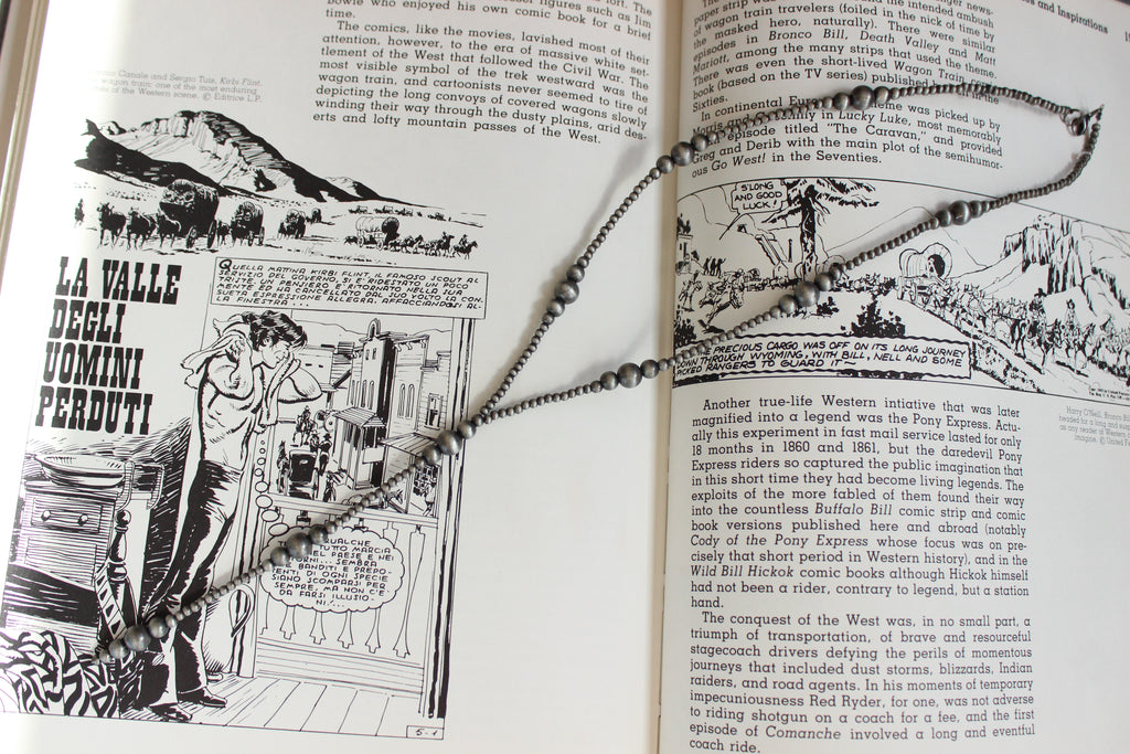 Navajo Pearl Lariat Necklace