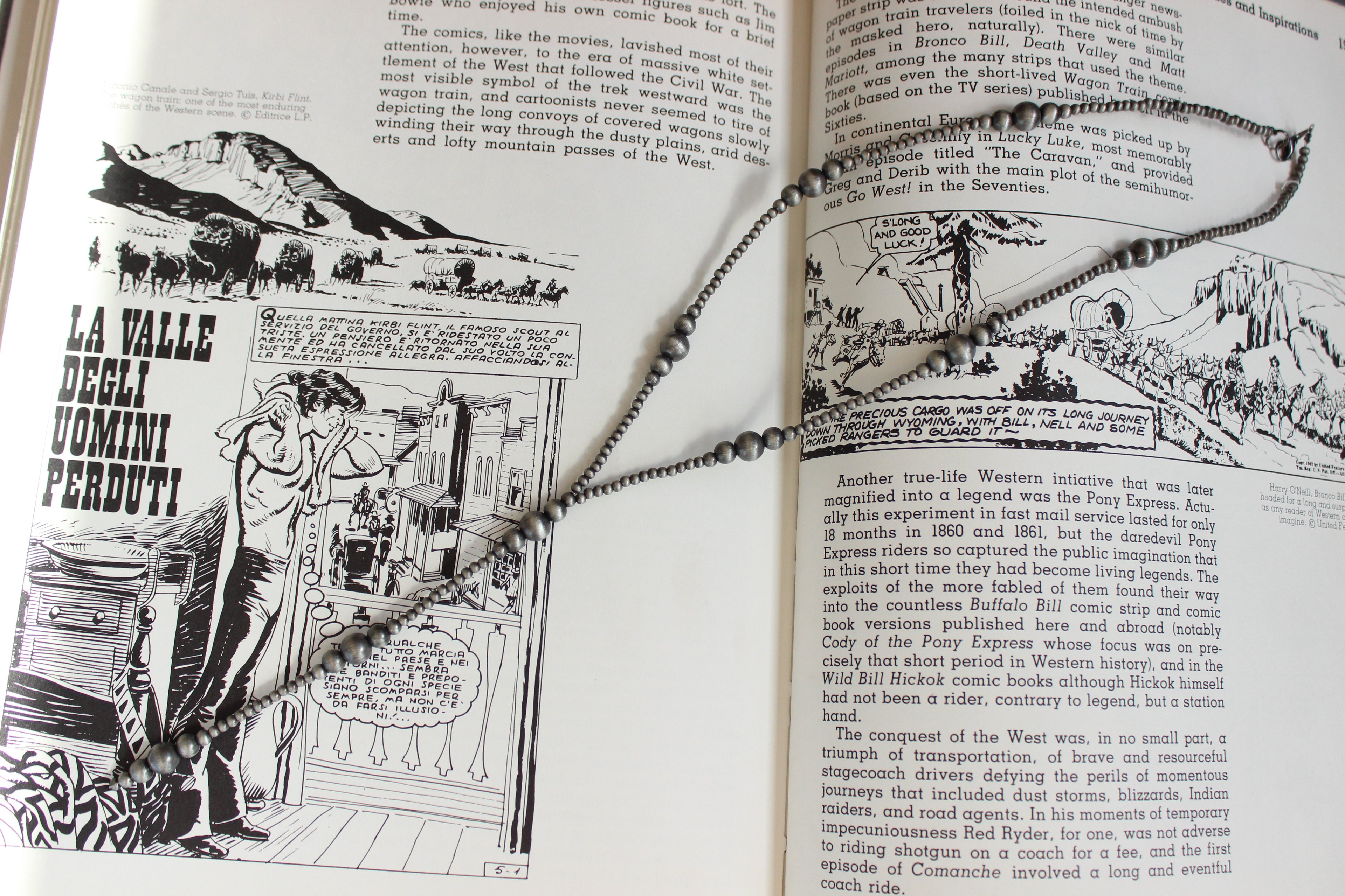 Navajo Pearl Lariat Necklace