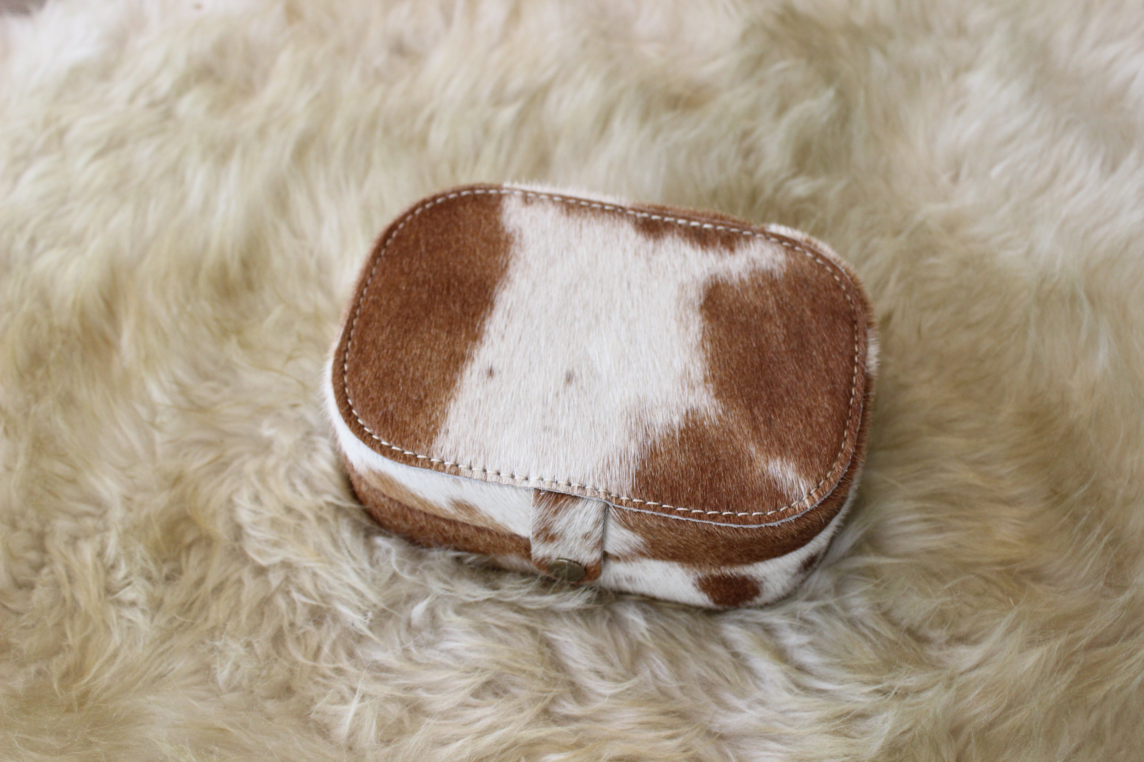 Hair on Hide Jewelry Case