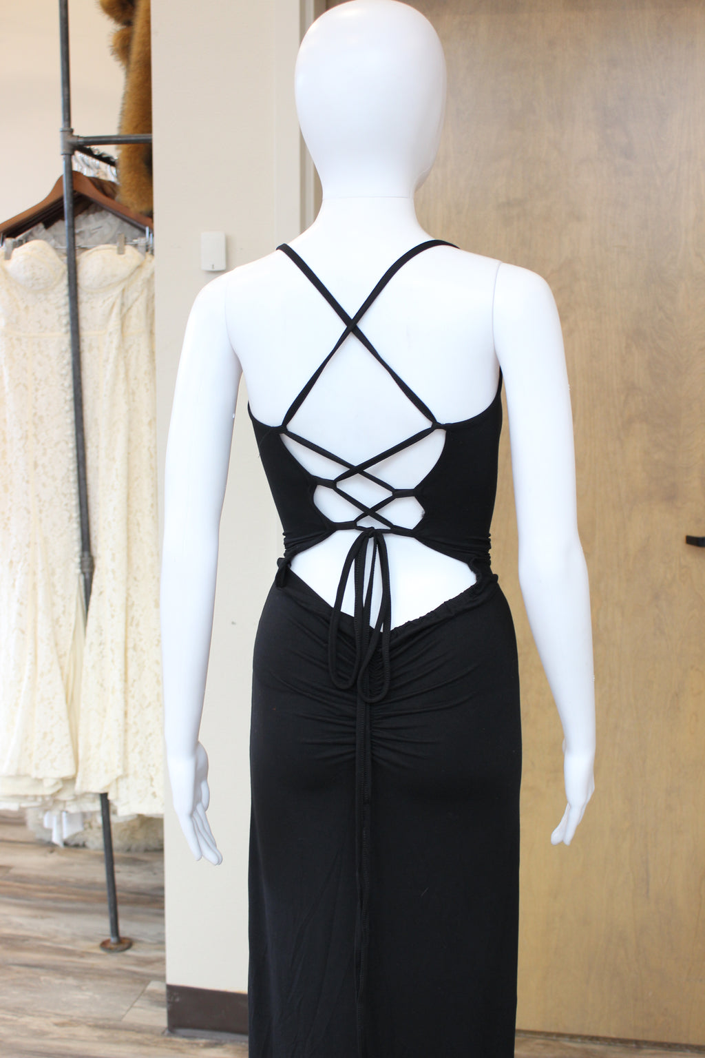 Open Back Maxi Dress