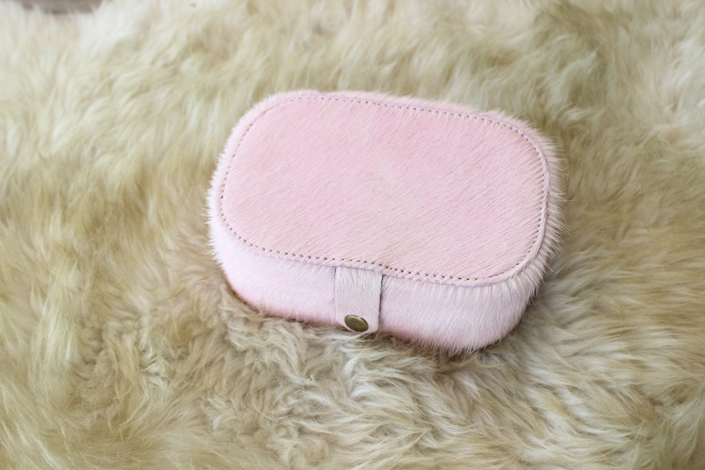 Hair on Hide Jewelry Case