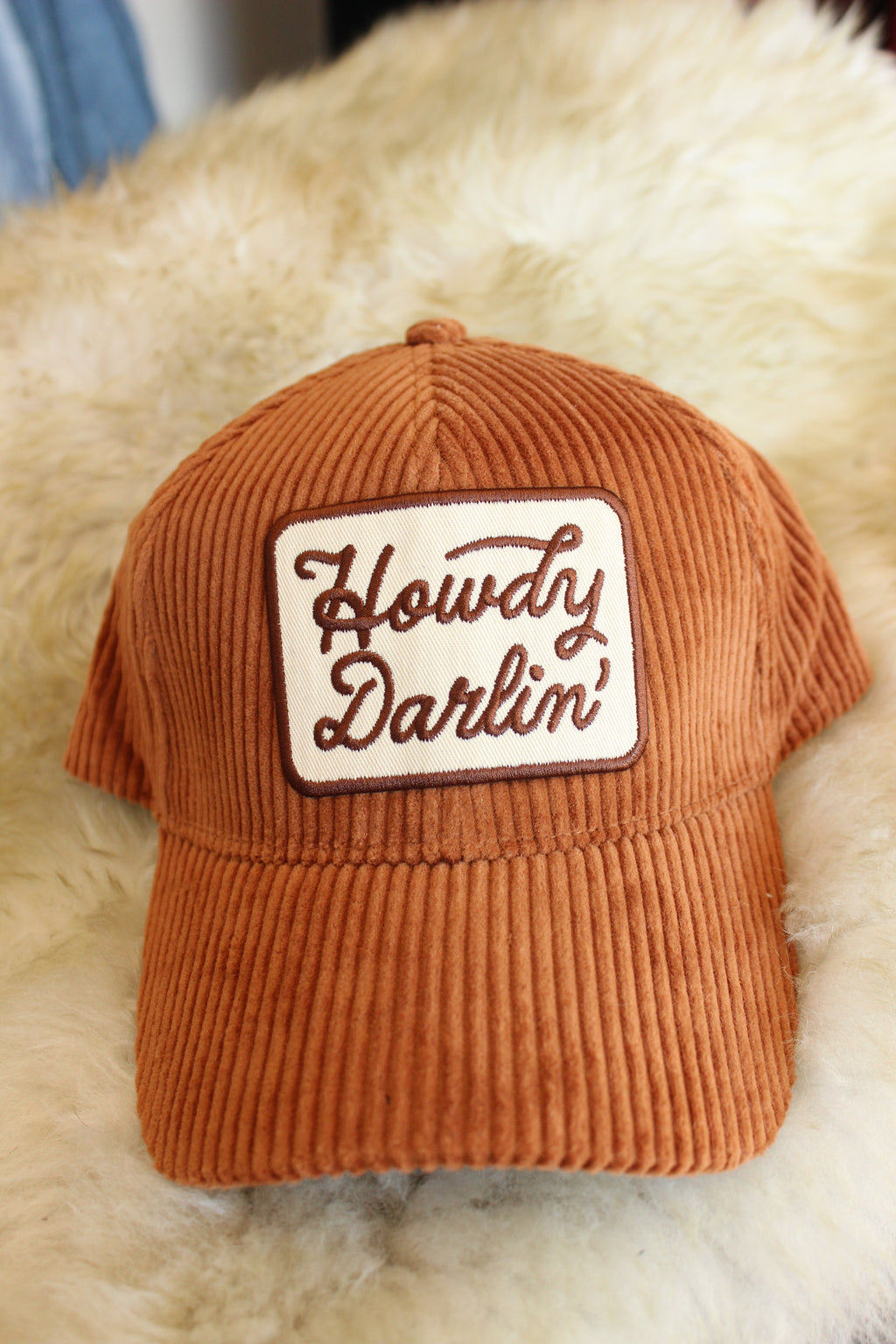 Howdy Darlin' Corduroy Hat