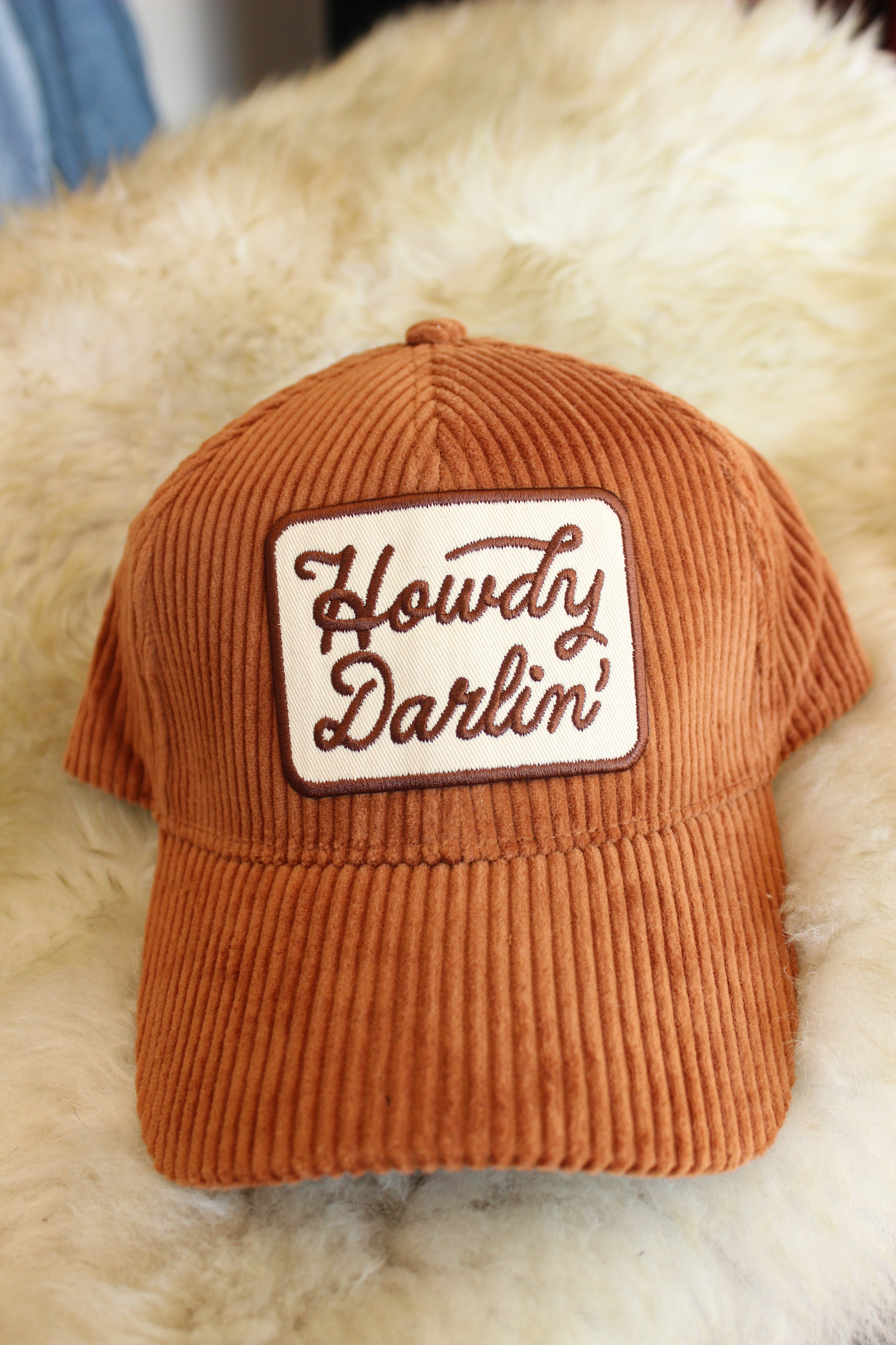 Howdy Darlin' Corduroy Hat
