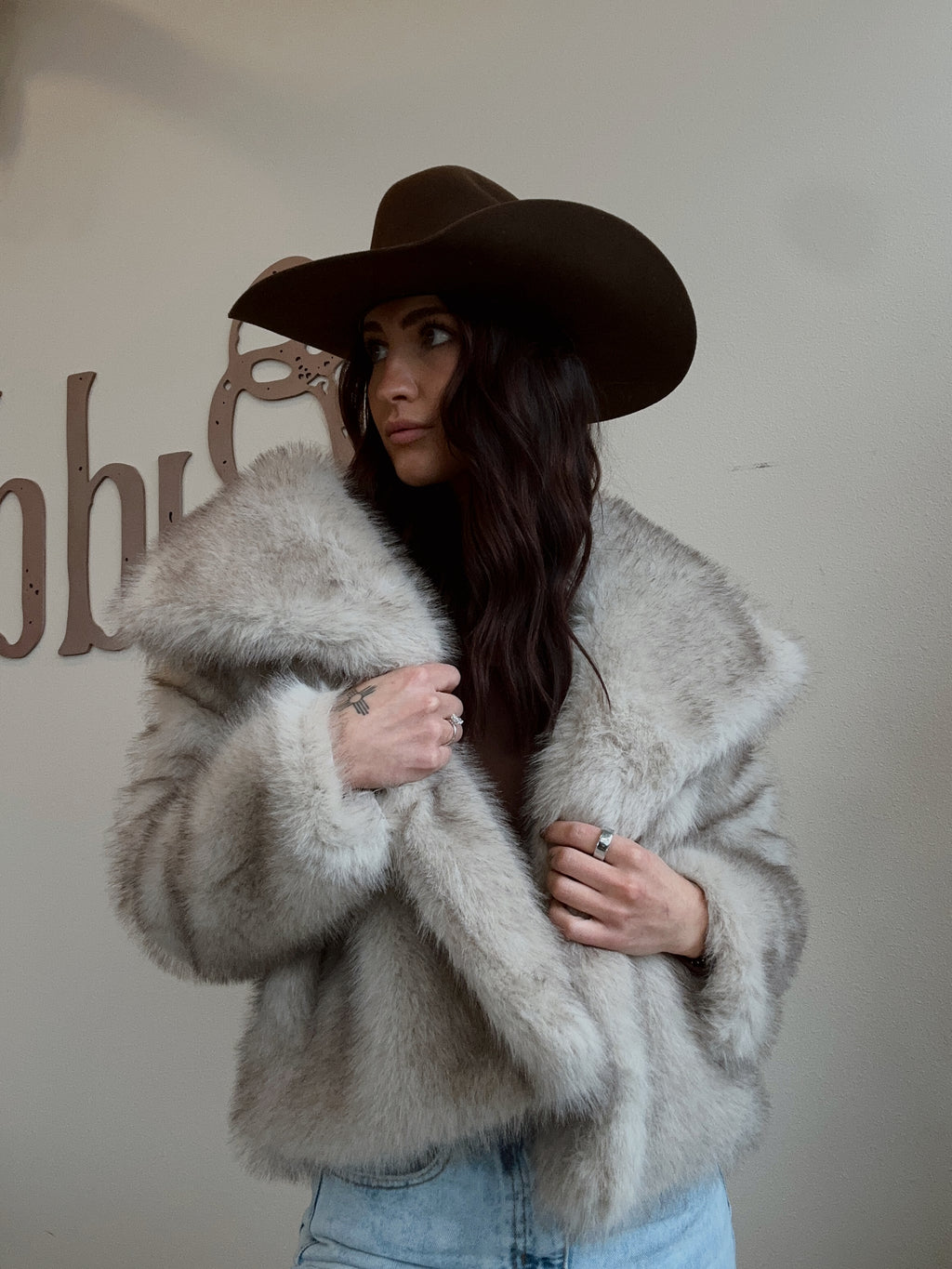 Faux Fur Coat
