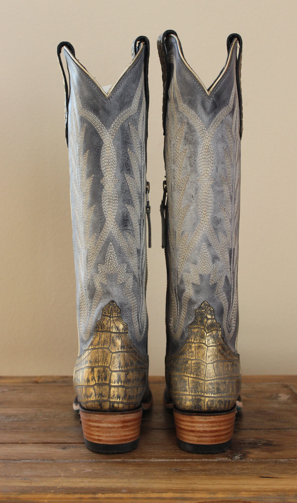 Lane Skylight Boot -Gilded Denim