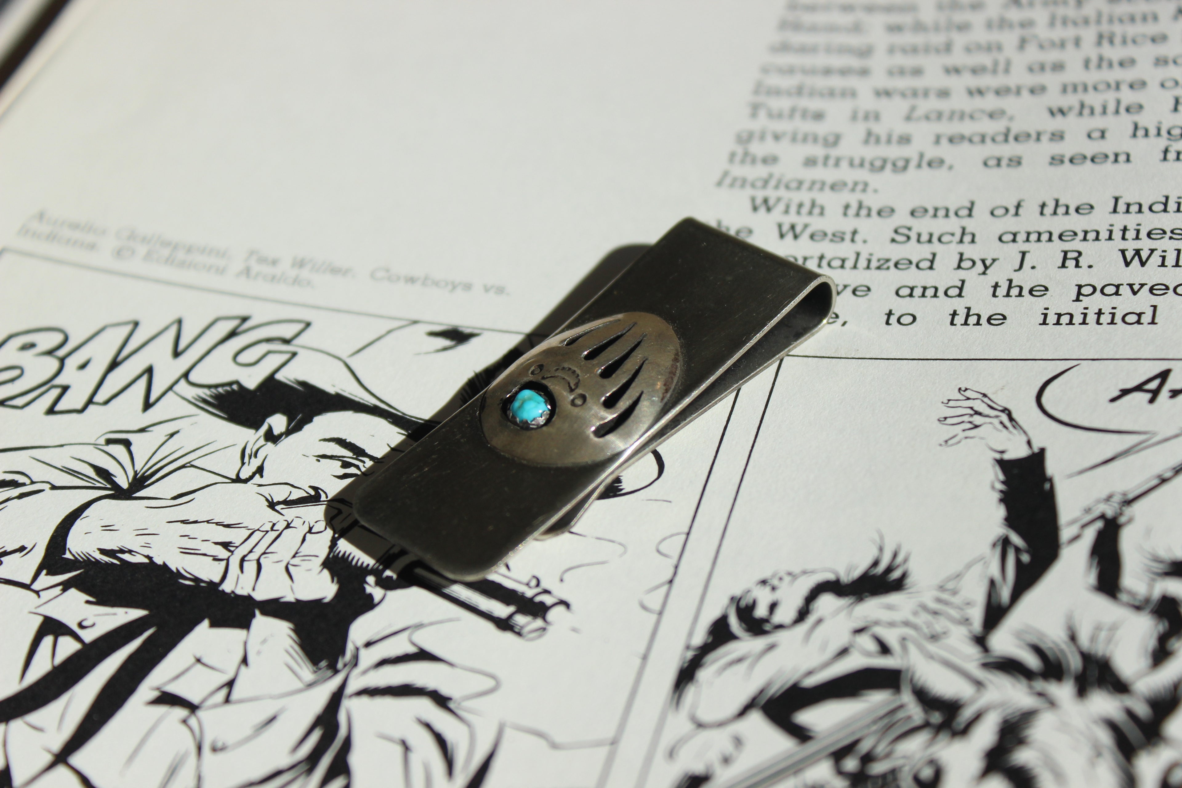 Turquoise .925 Money Clip