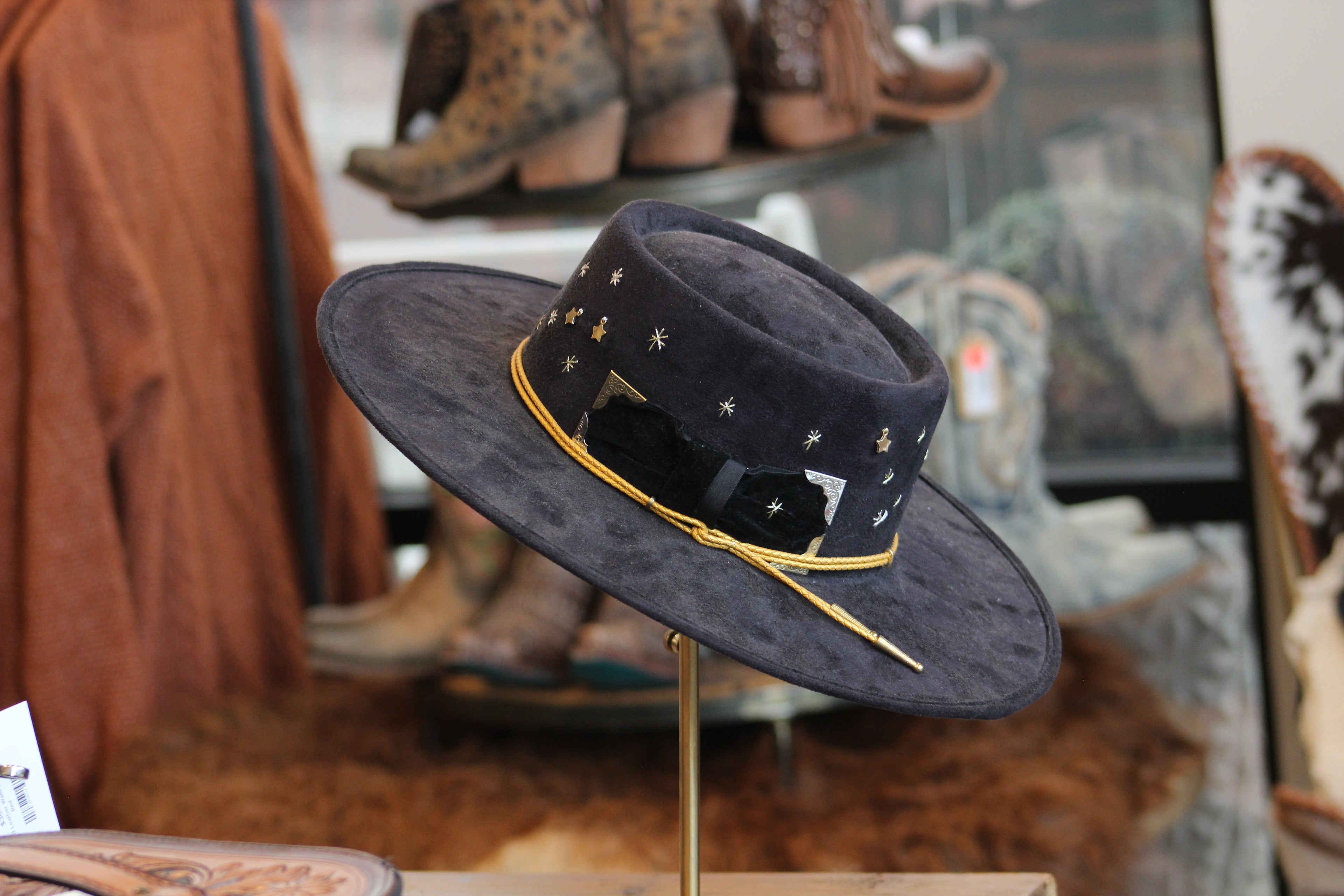 Petra Savage Flat Brimmed Hat