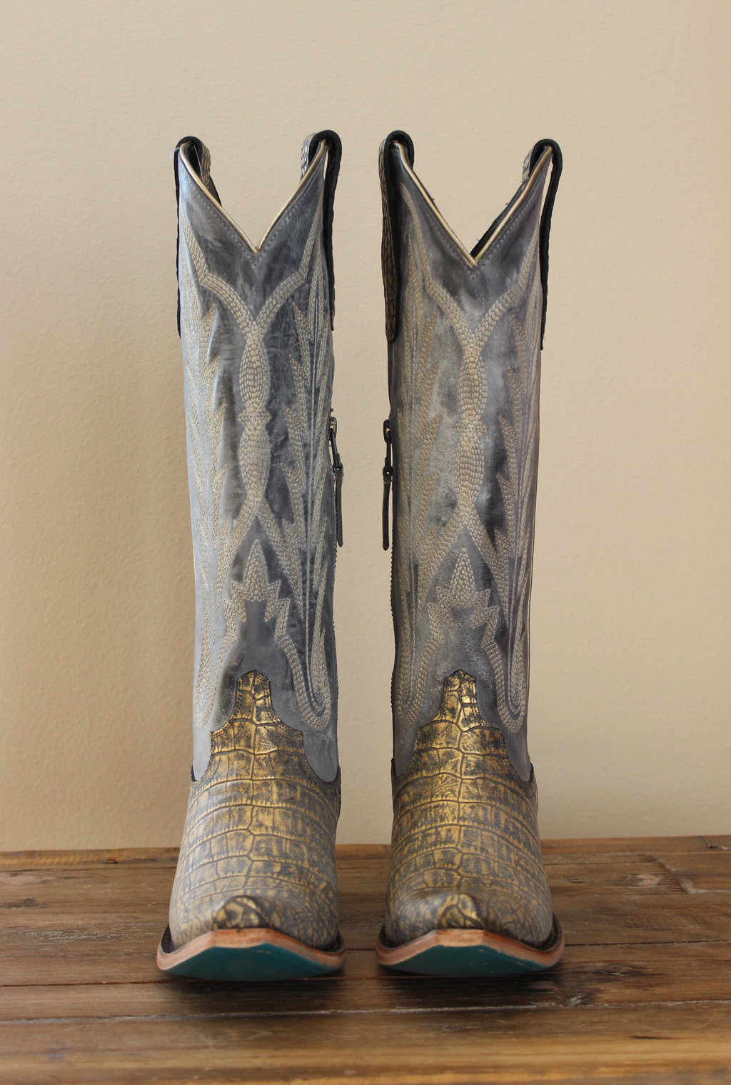 Lane Skylight Boot -Gilded Denim