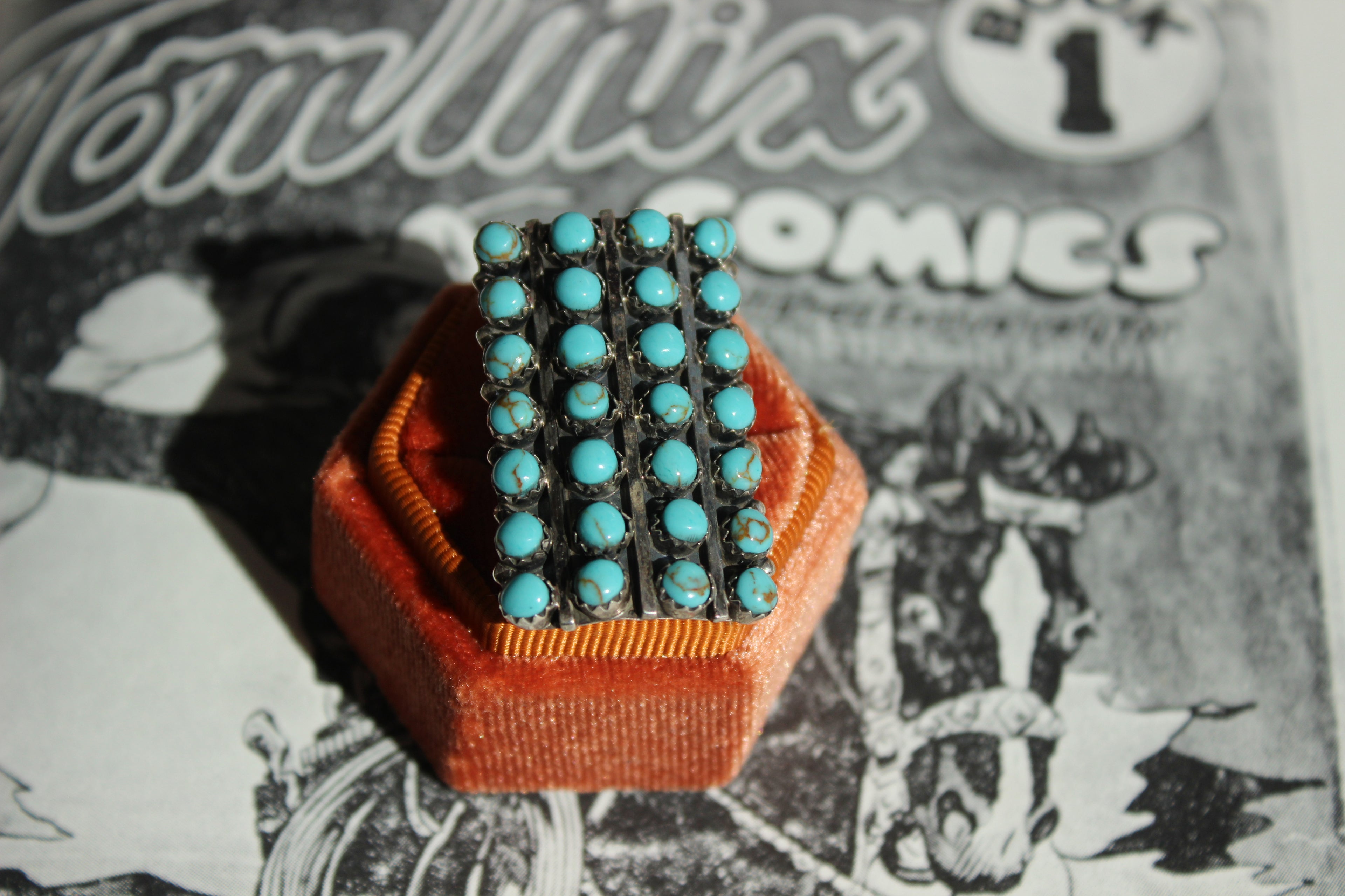 Snake Eye Square Ring