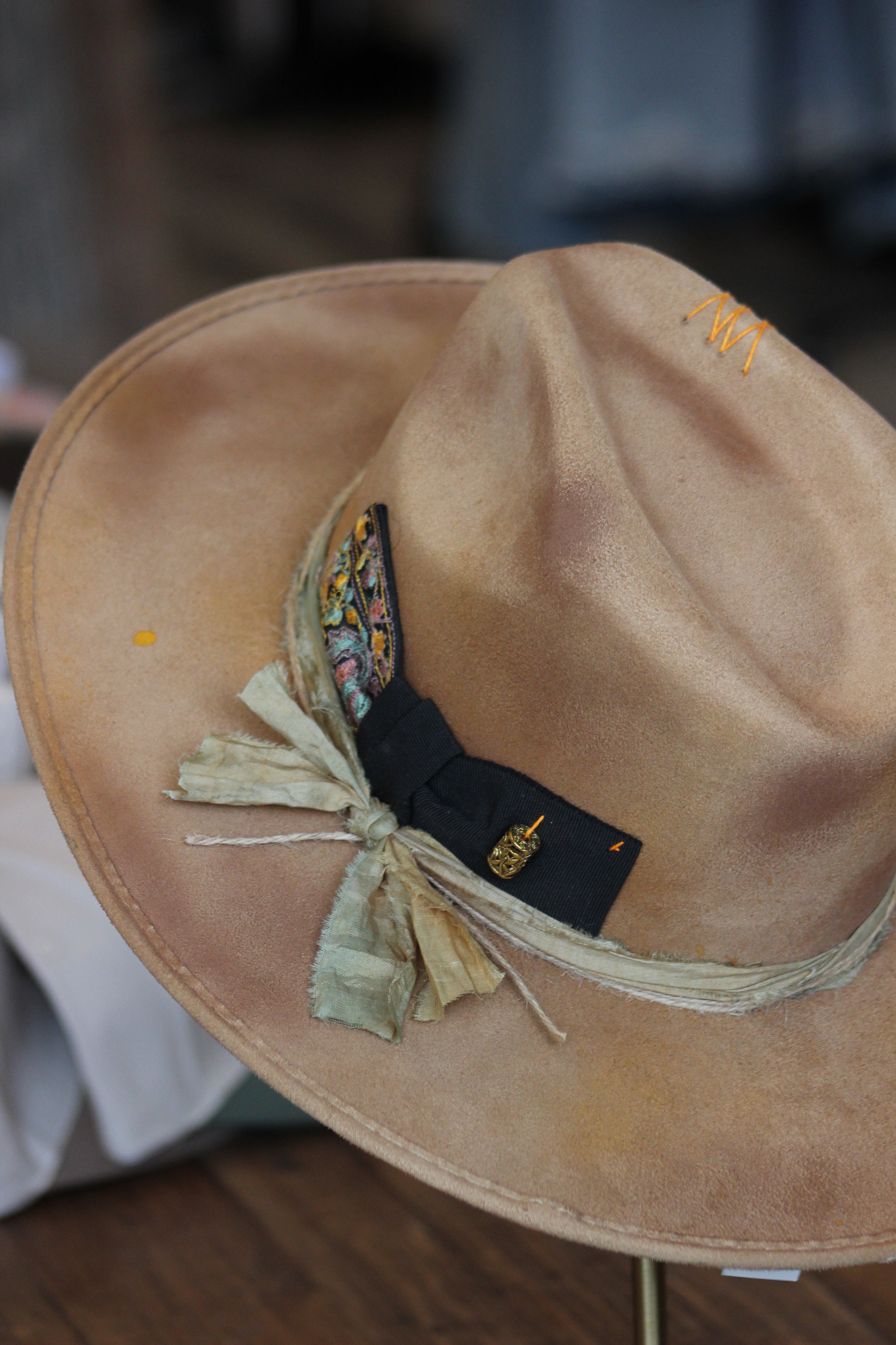 Petra Savage Flat Brimmed Hat