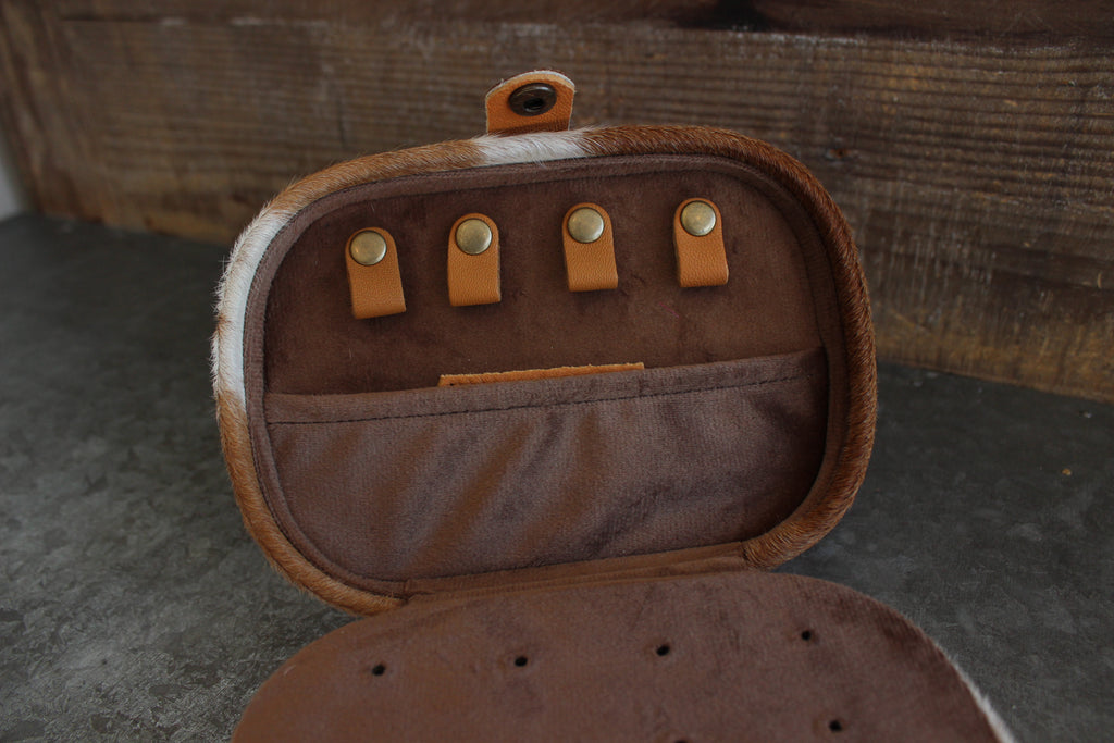 Hair on Hide Jewelry Case