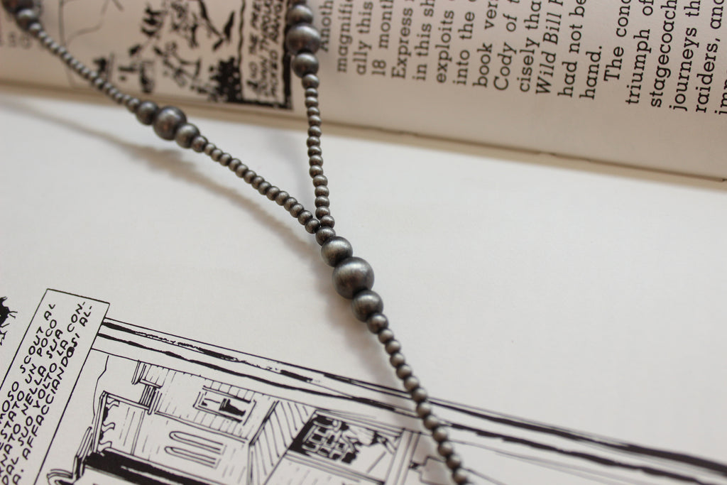 Navajo Pearl Lariat Necklace