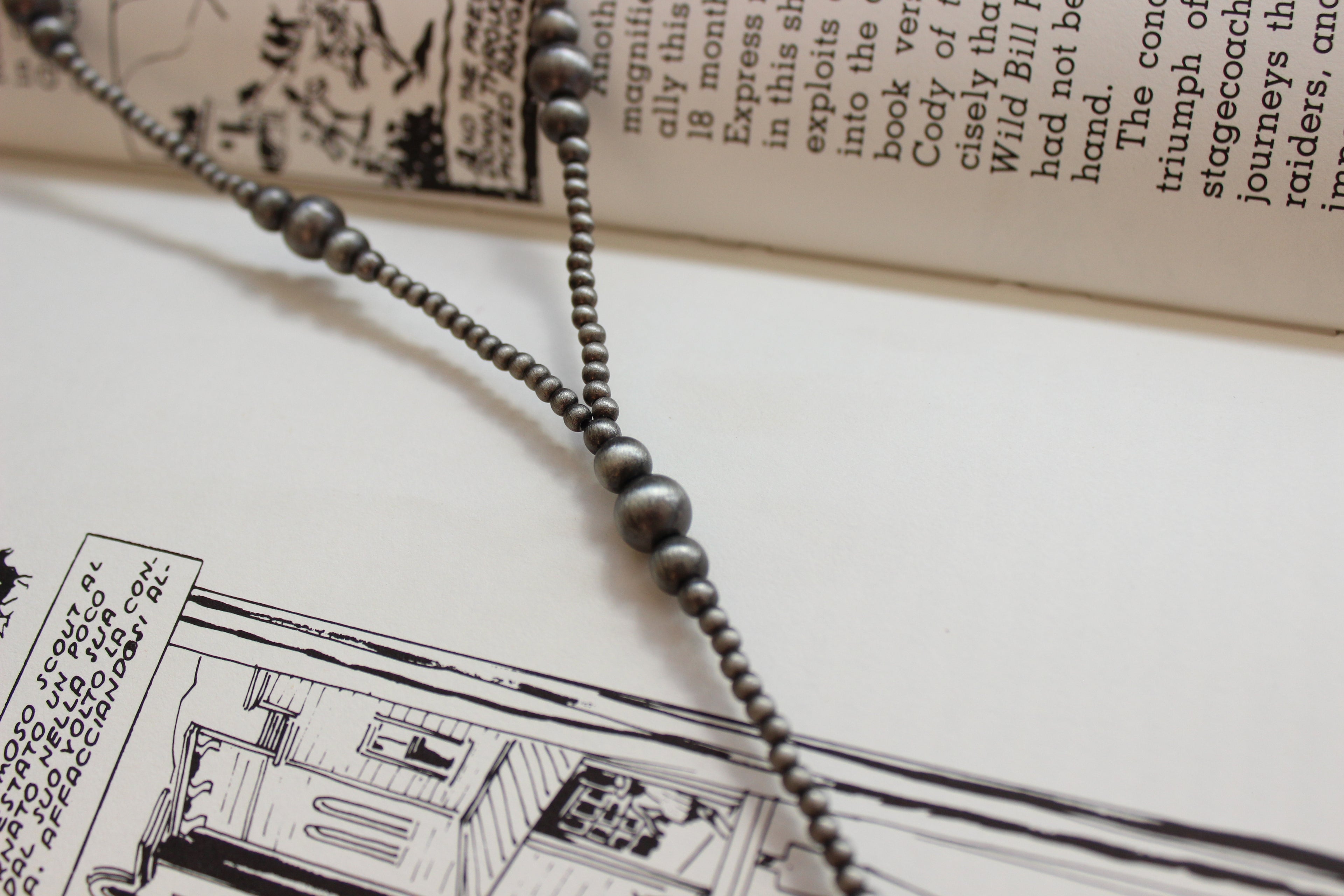 Navajo Pearl Lariat Necklace