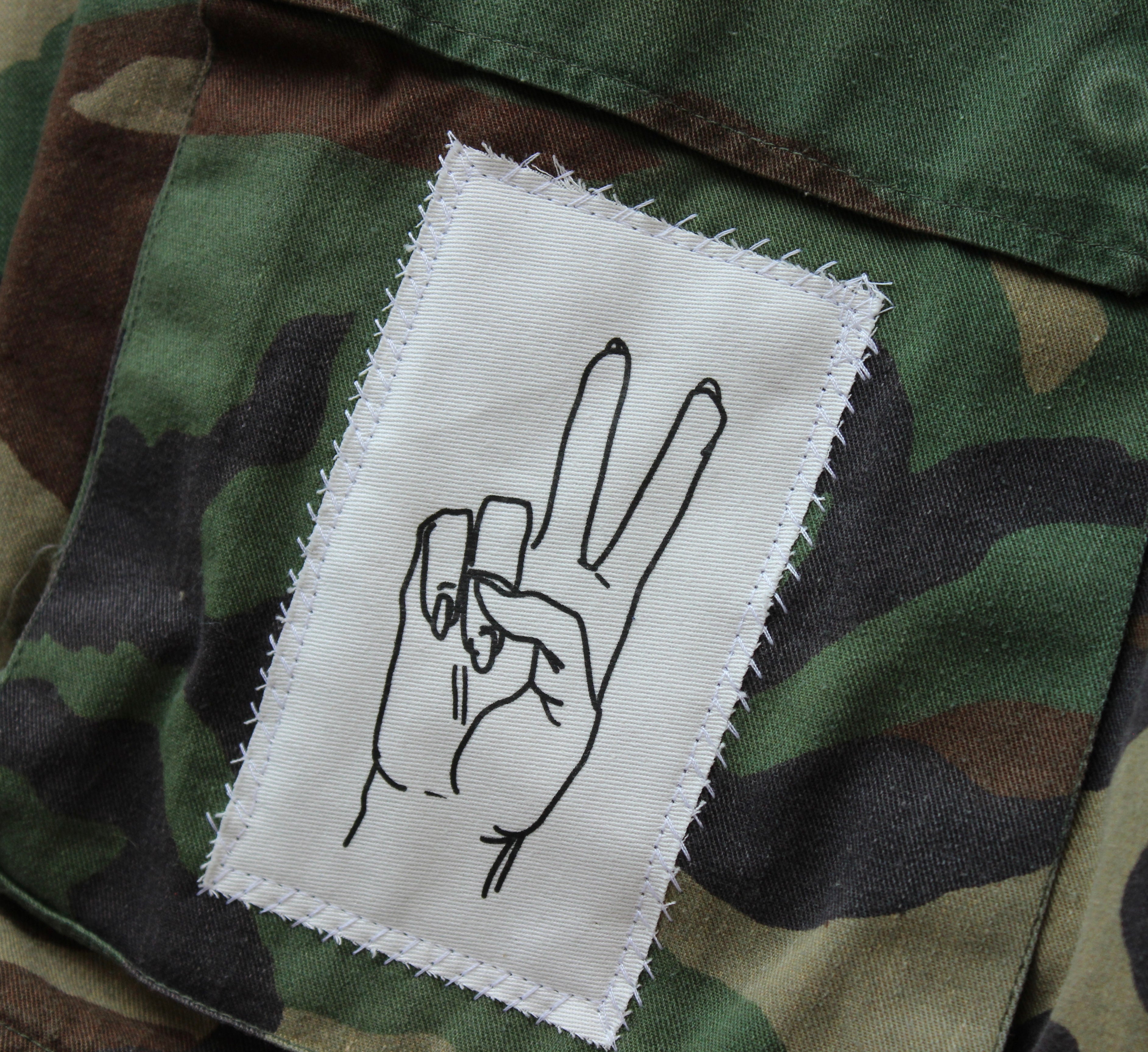 Up-cycled Dior Patch Army Jacket