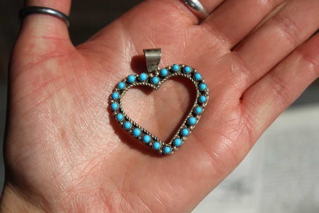 Turquoise Heart Pendant