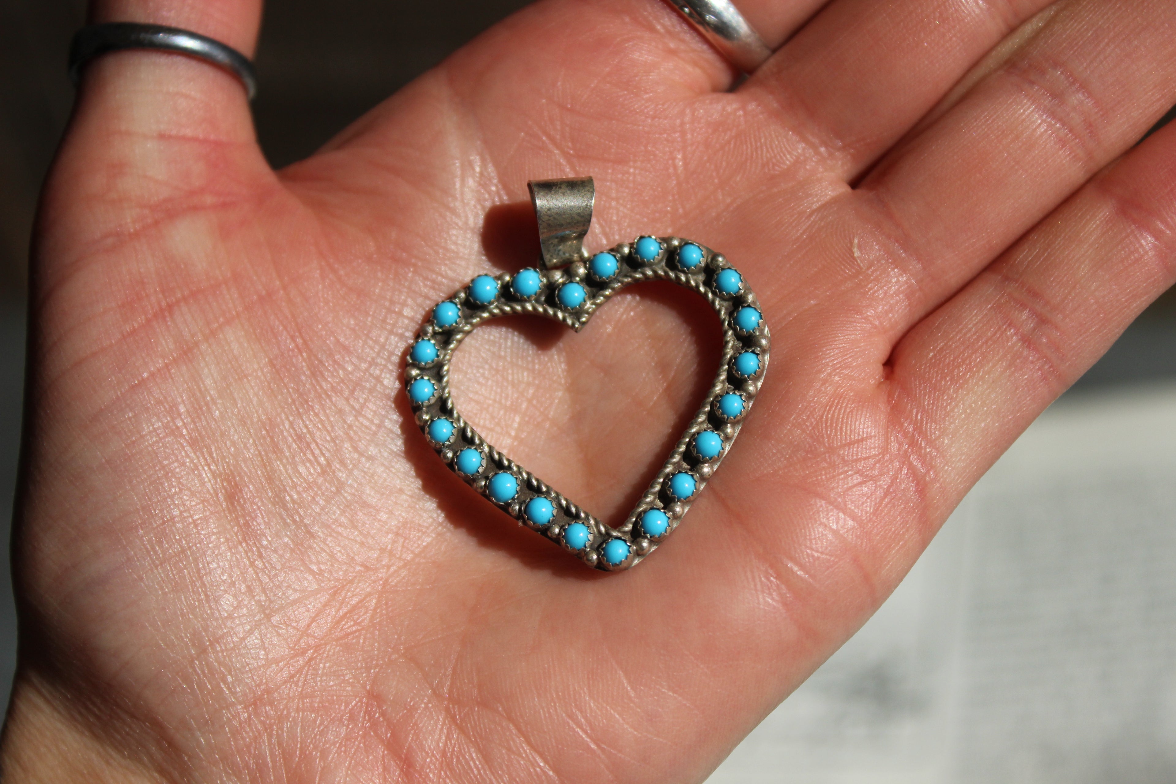 Turquoise Heart Pendant