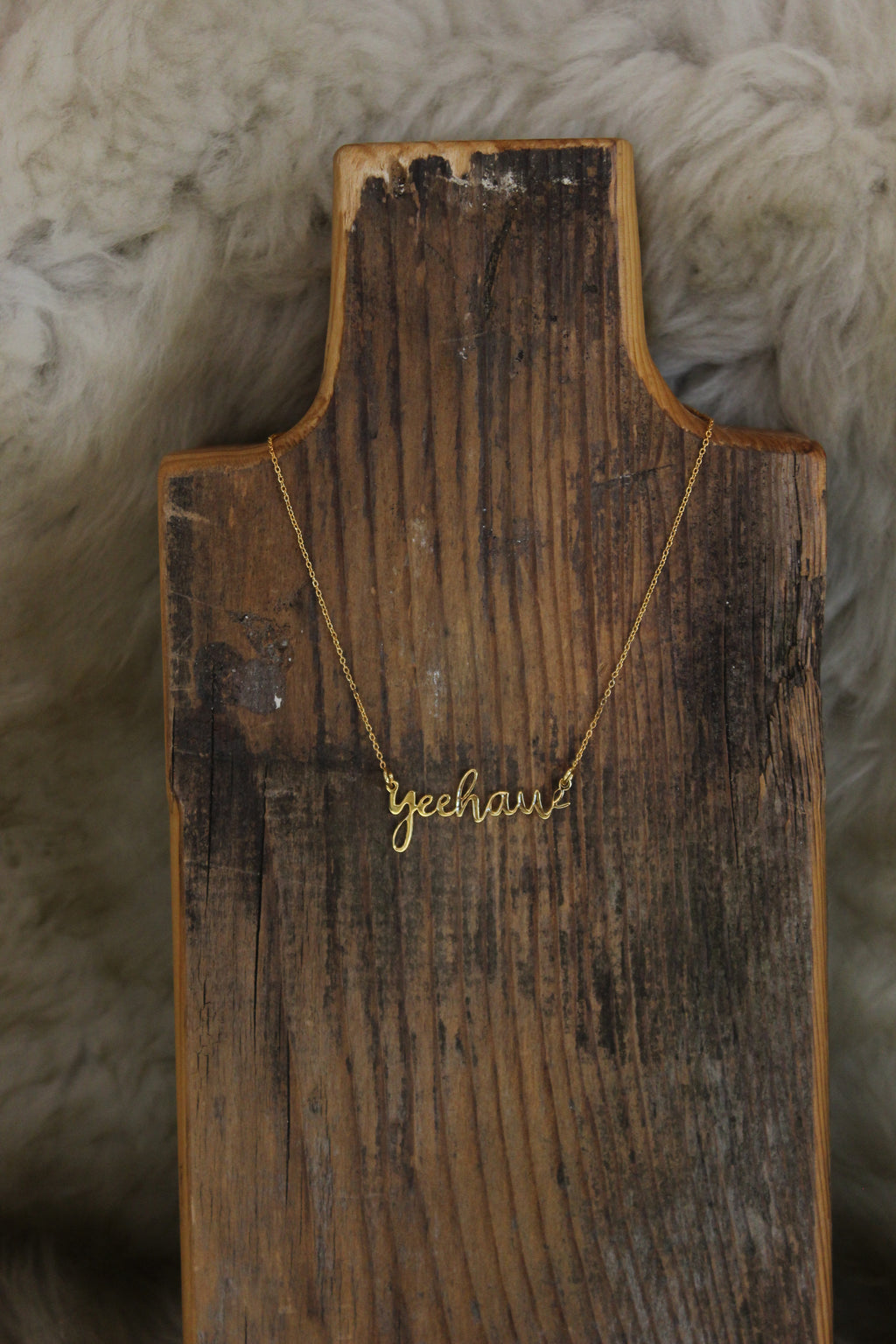 Yeehaw 14K Gold Plated Necklace